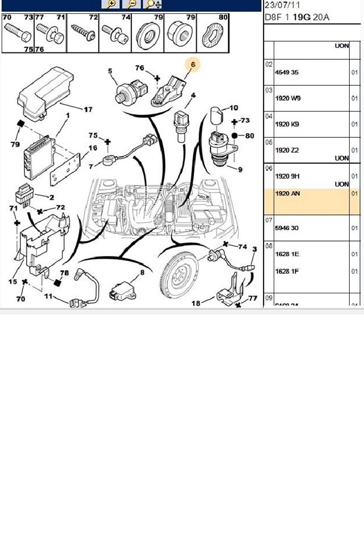 Manifold Basınç Sensörü 106 206 306 C8 407 Saxo Xsara(70670002-103005-0261230057-1920AN)