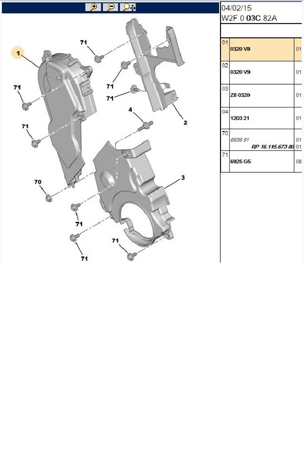 Triger Kapak Üst 407 (0320V8)