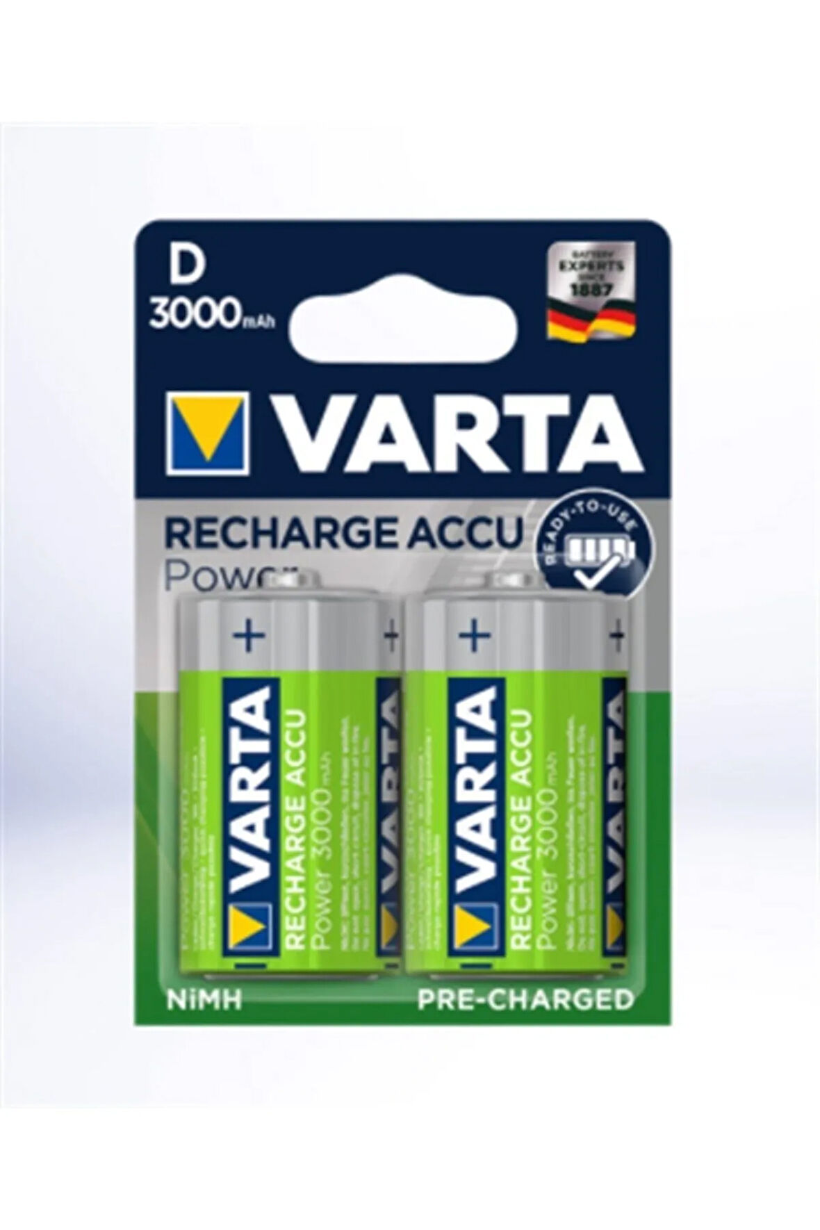 Şarj Edilebilir Büyük Pil - D 3000 Mah 2 Li 1.2 Volt