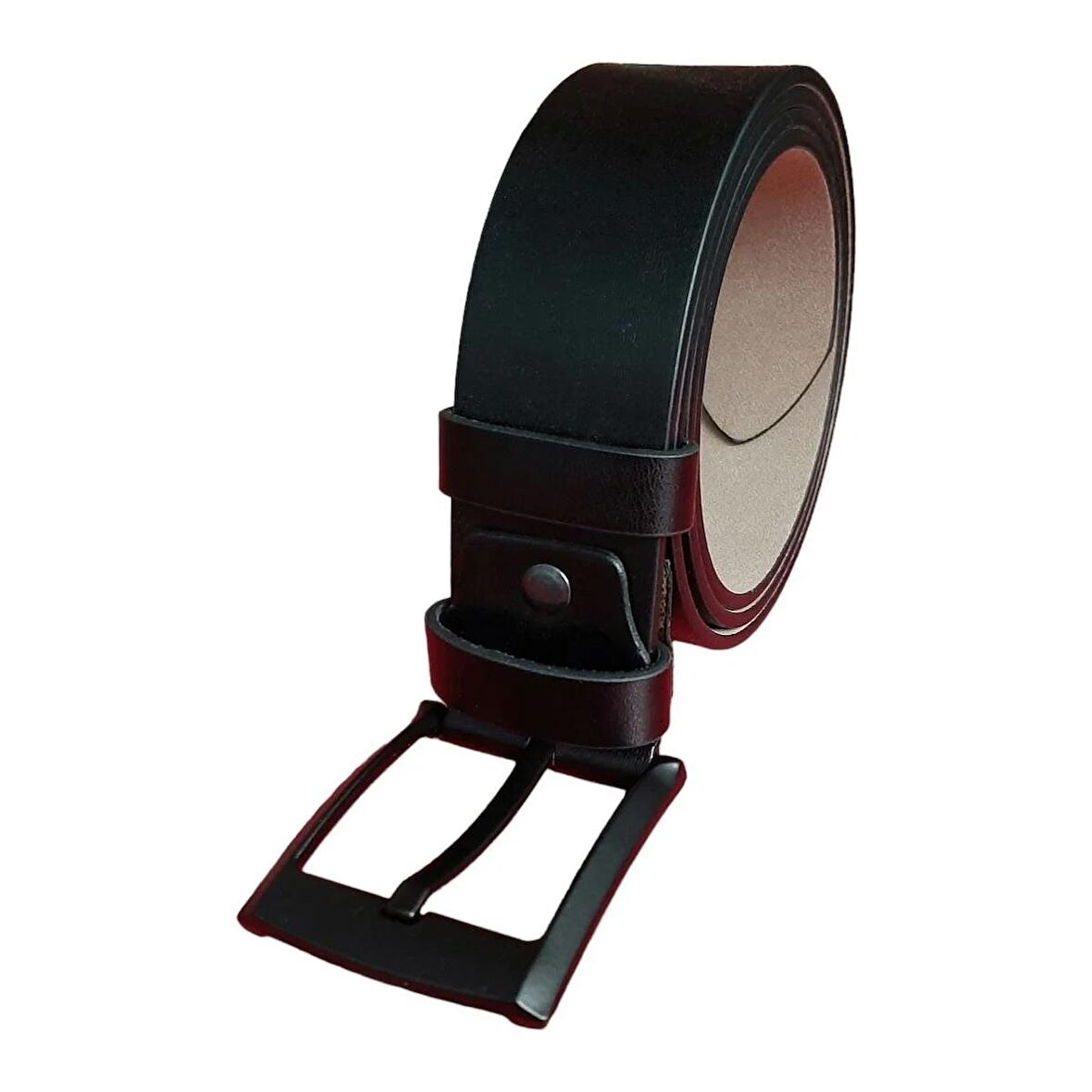 Erkek Spor Kemer 4,5 Cm. Düz Siyah 135 Cm. Gvn-0058