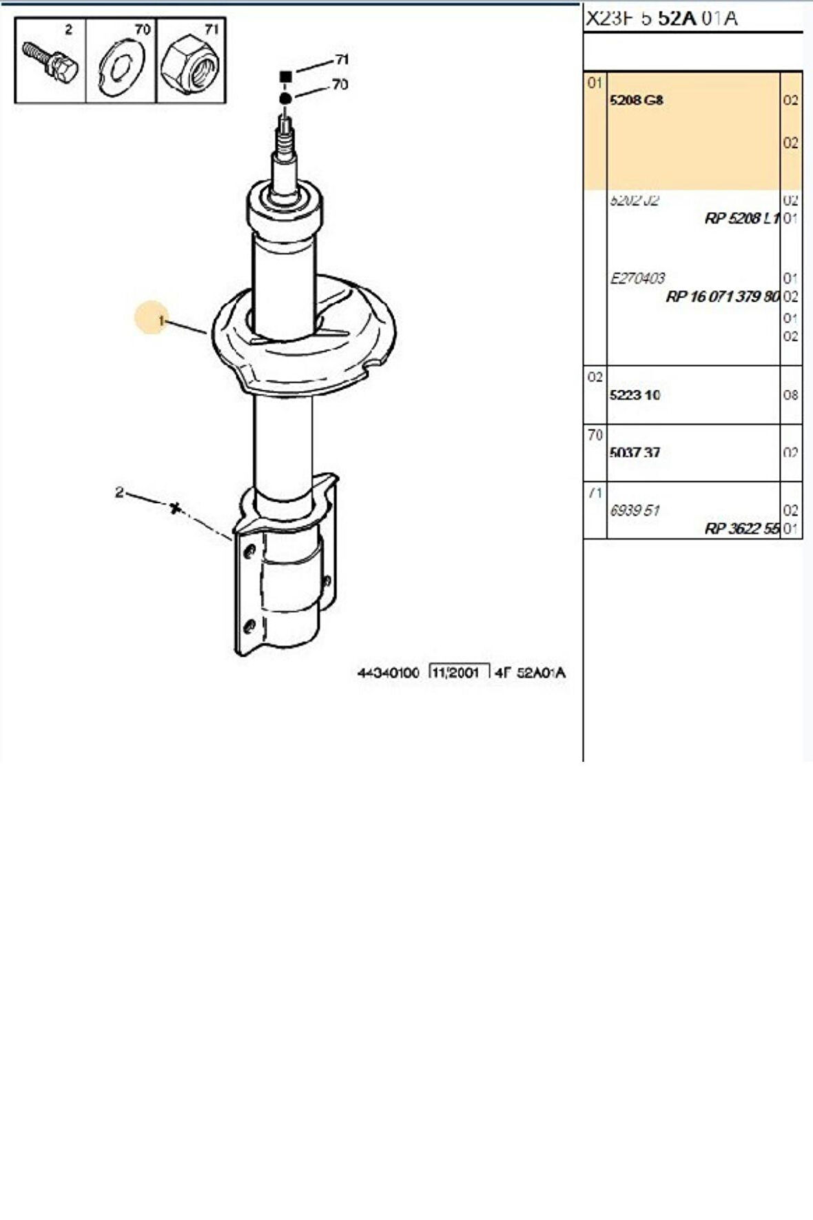 Boxer Jumper Ducato1 2 Ön Amortisör Maysan (9832101-5208G8-1307633080-1038G)