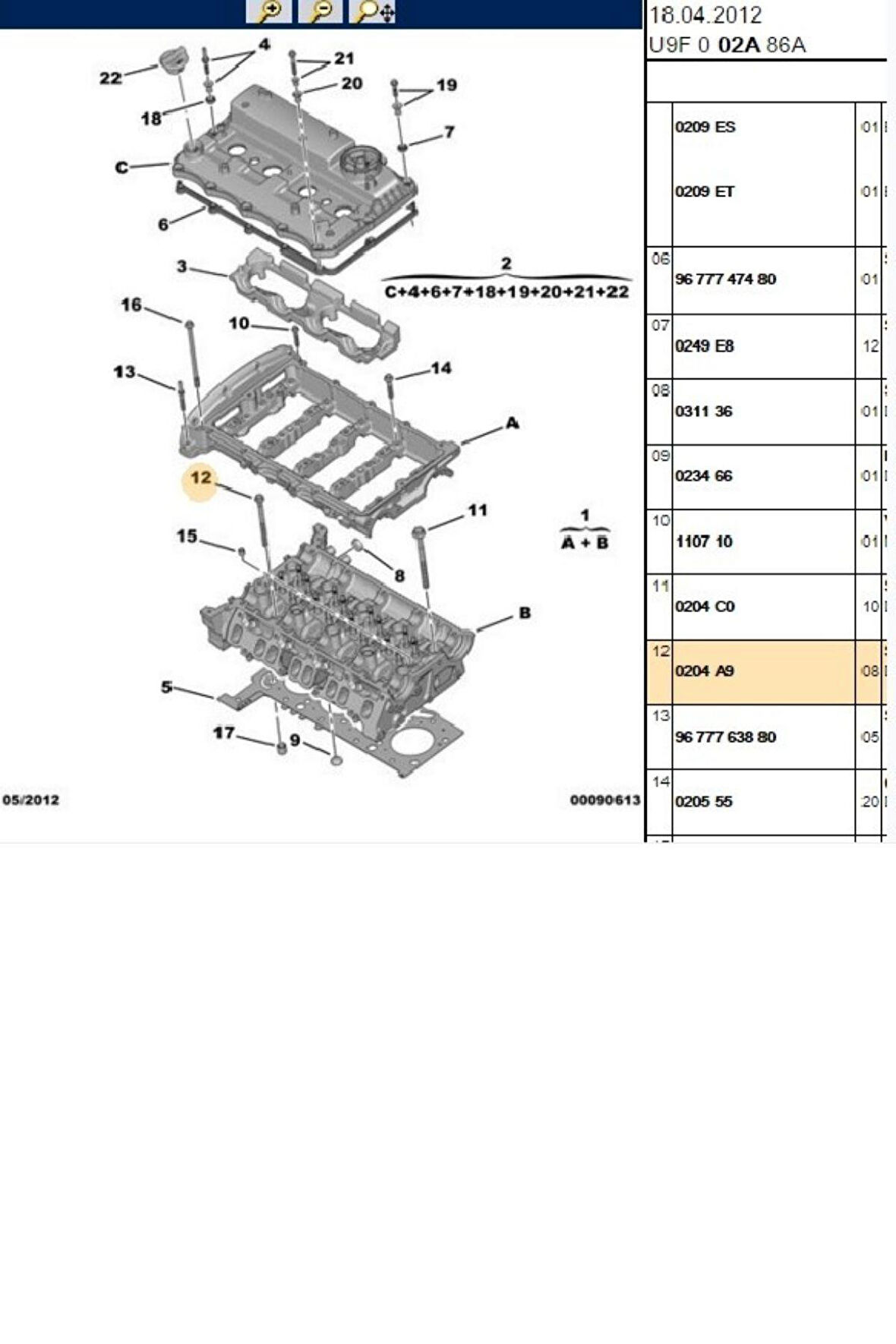 Boxer Jumper3 Silindir Kapak Saplaması Kısa Orj (P0204A9)