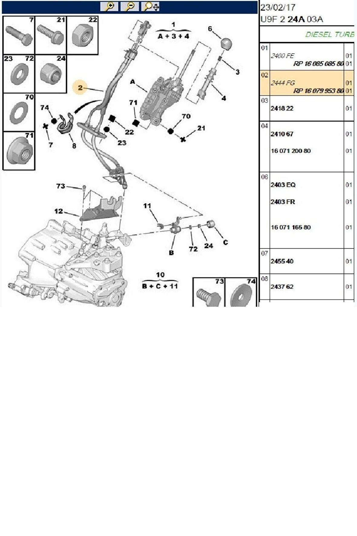 Boxer Jumper Ducato3 Vites Halatı Euro 4 Javo (1114603-50222020-2444Fg-55200140)