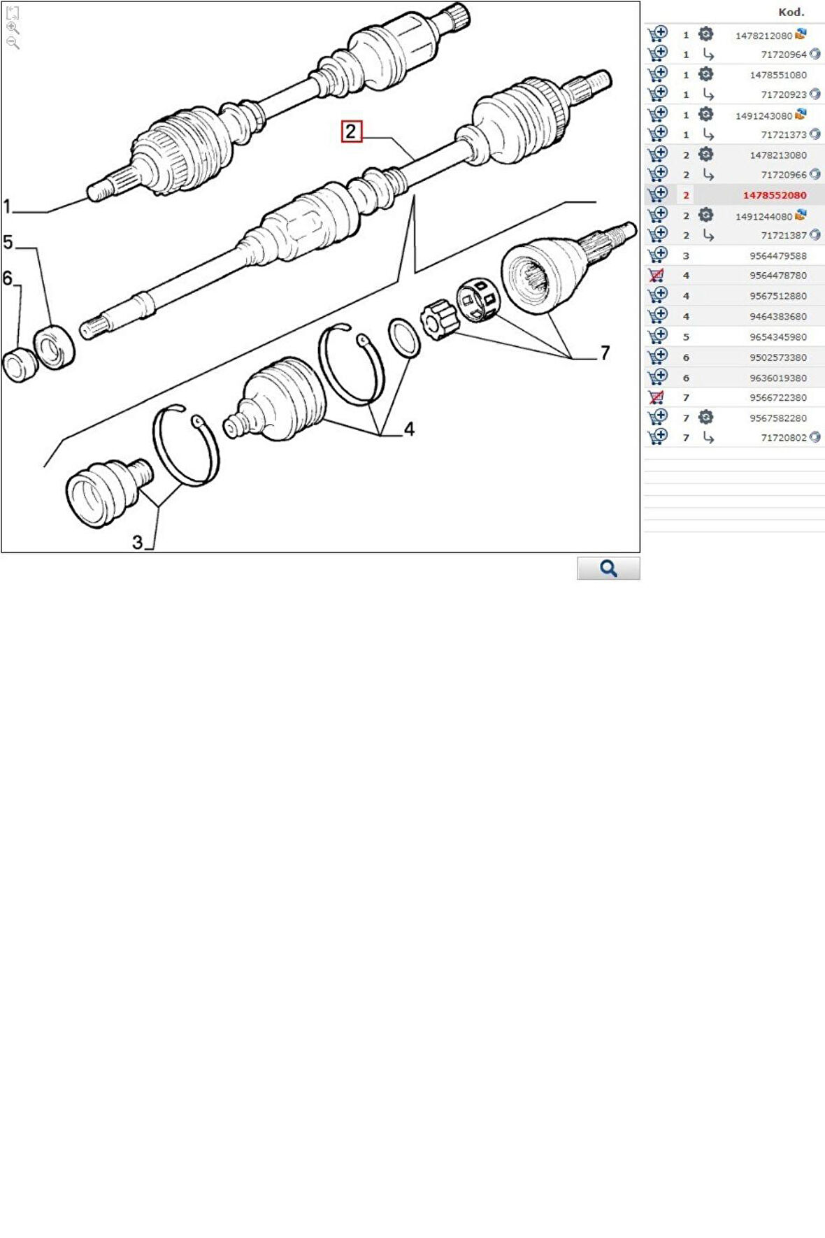 Boxer Jumper Ducato1 2 Sağ Aks 18 Q (70145-Gsp 210032-327310-327313-3273Q7)