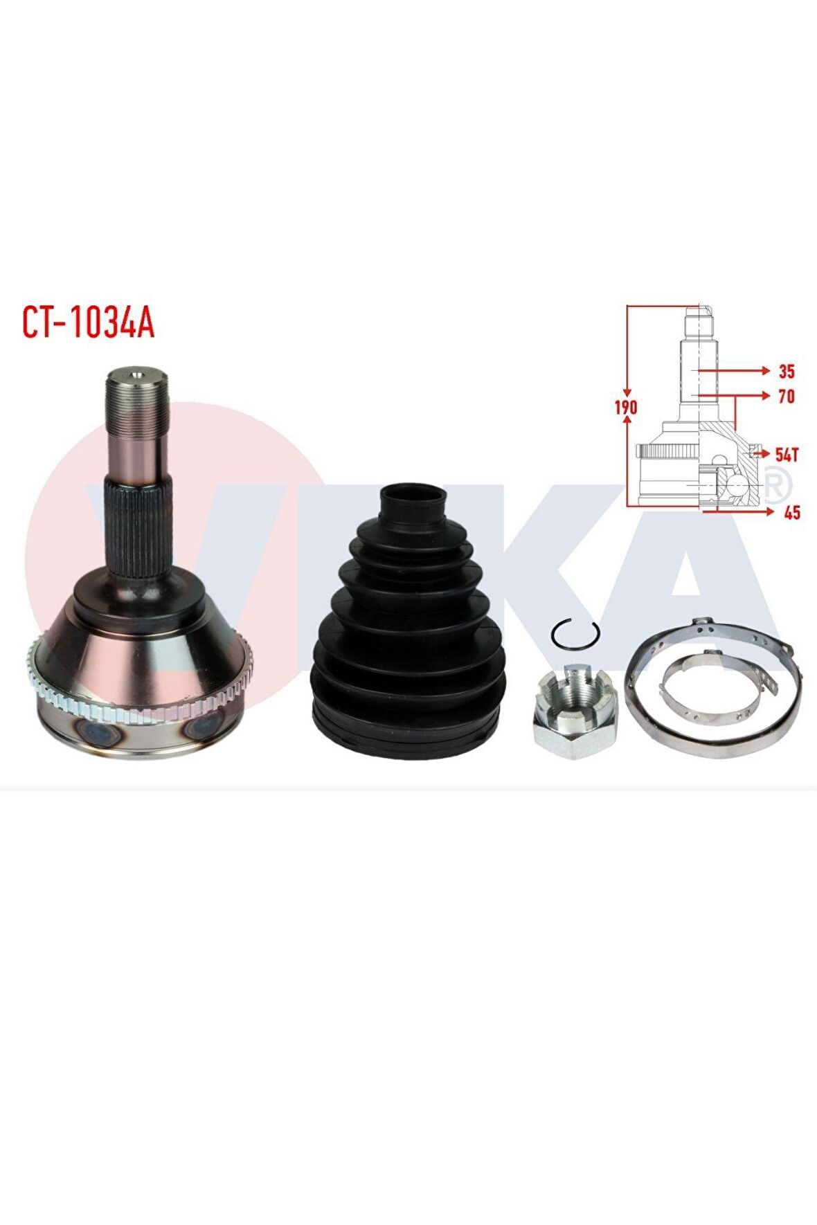 Boxer Jumper Ducato1 2 Aks Kafası 18 Q (Ct1034A-3272Cn-51872272-Mga70153)