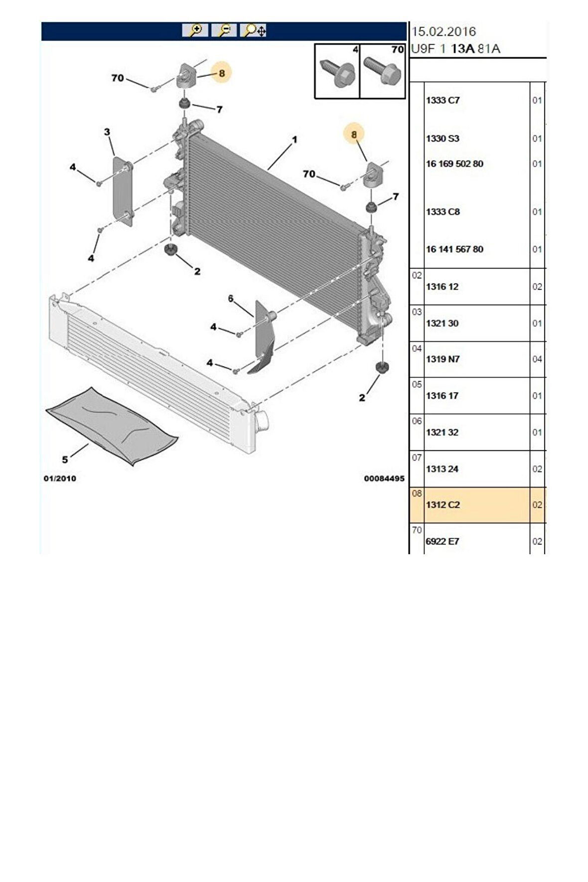 Boxer Jumper Ducato 3 Fan Davlunbaz Bağlantı Ayağı Orj (P1312C2)