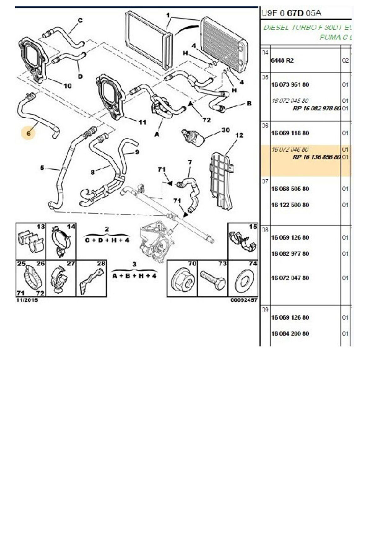 Boxer Jumper3 Kalorifer Hortumu Euro5 Orj (P1613685680)