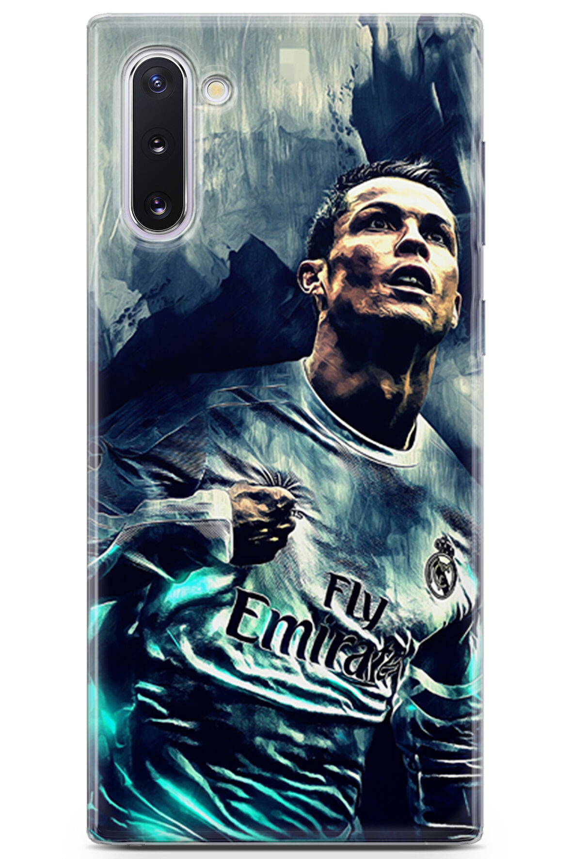 Samsung Galaxy Note 10 uyumlu Futbol 1 Koruyucu Cristiano Ronaldo