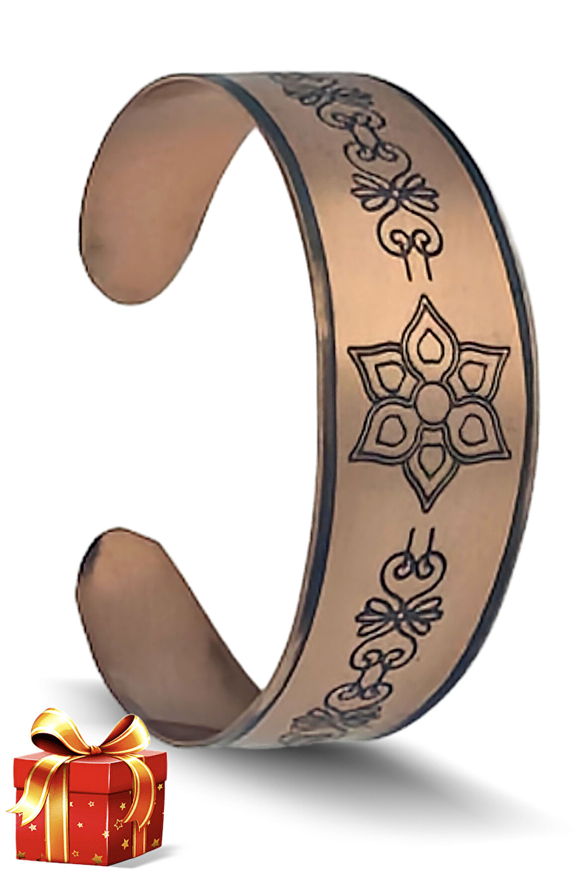 Binbir Trend El Yapımı Ayarlanabilir Saf Bakır Bileklik, Bakır Bilezik BB-341