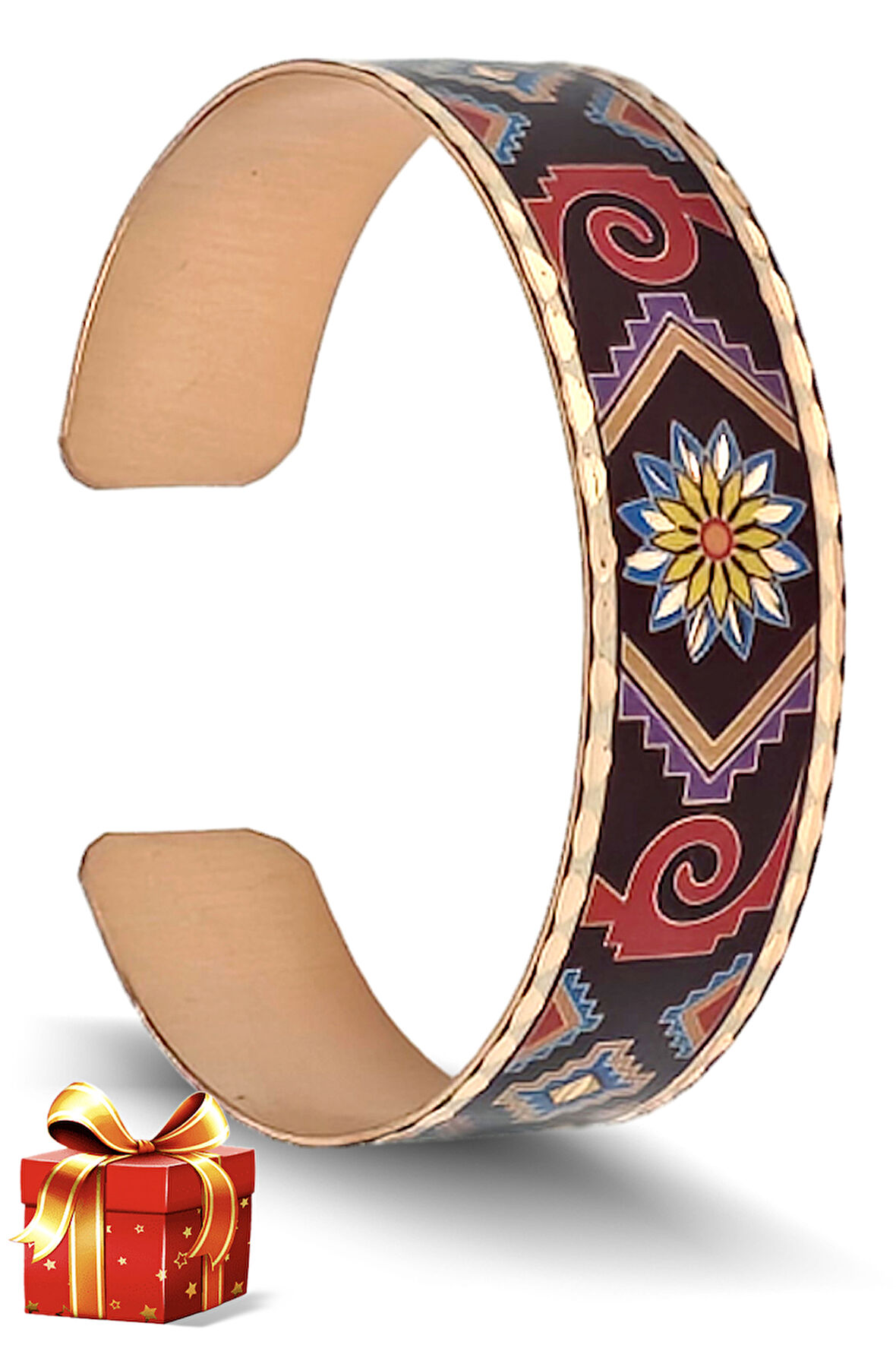 Binbir Trend El Yapımı Ayarlanabilir Saf Bakır Bileklik, Bakır Bilezik BB-348