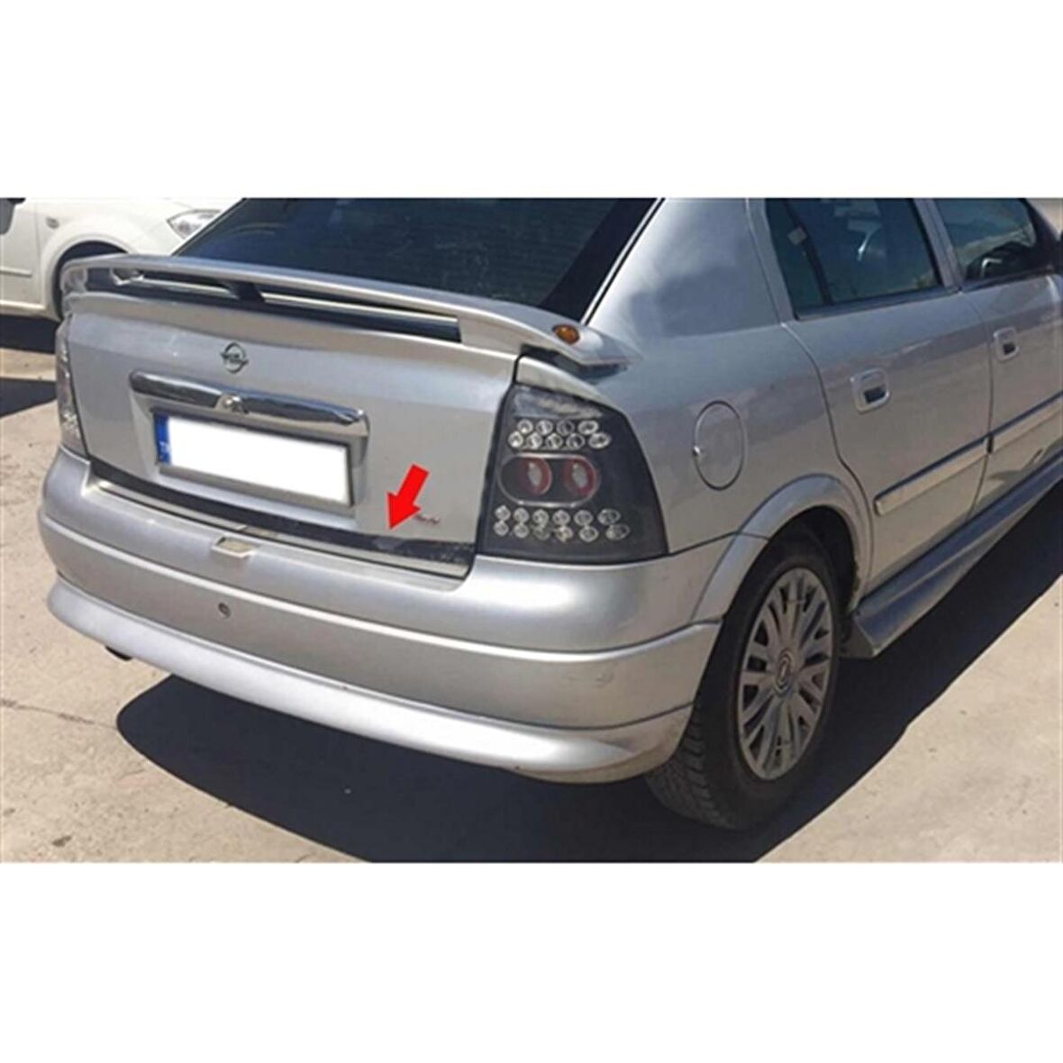 DB Chrome Opel Astra G Sedan Krom Bagaj Alt Çıta 1998-2009 P.Çelik