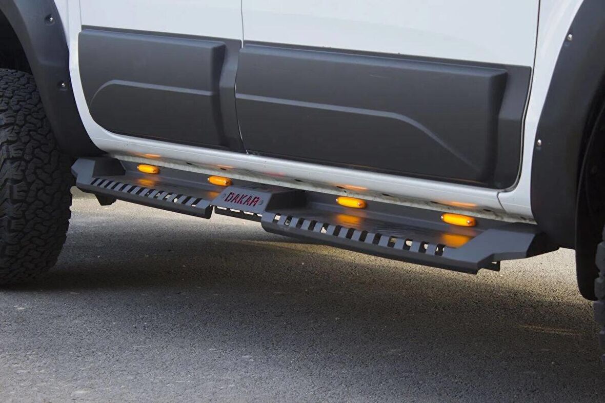 Ford Ranger Dakar Yan Basamak Siyah V2 Işıklı 2011 ve Sonrası
