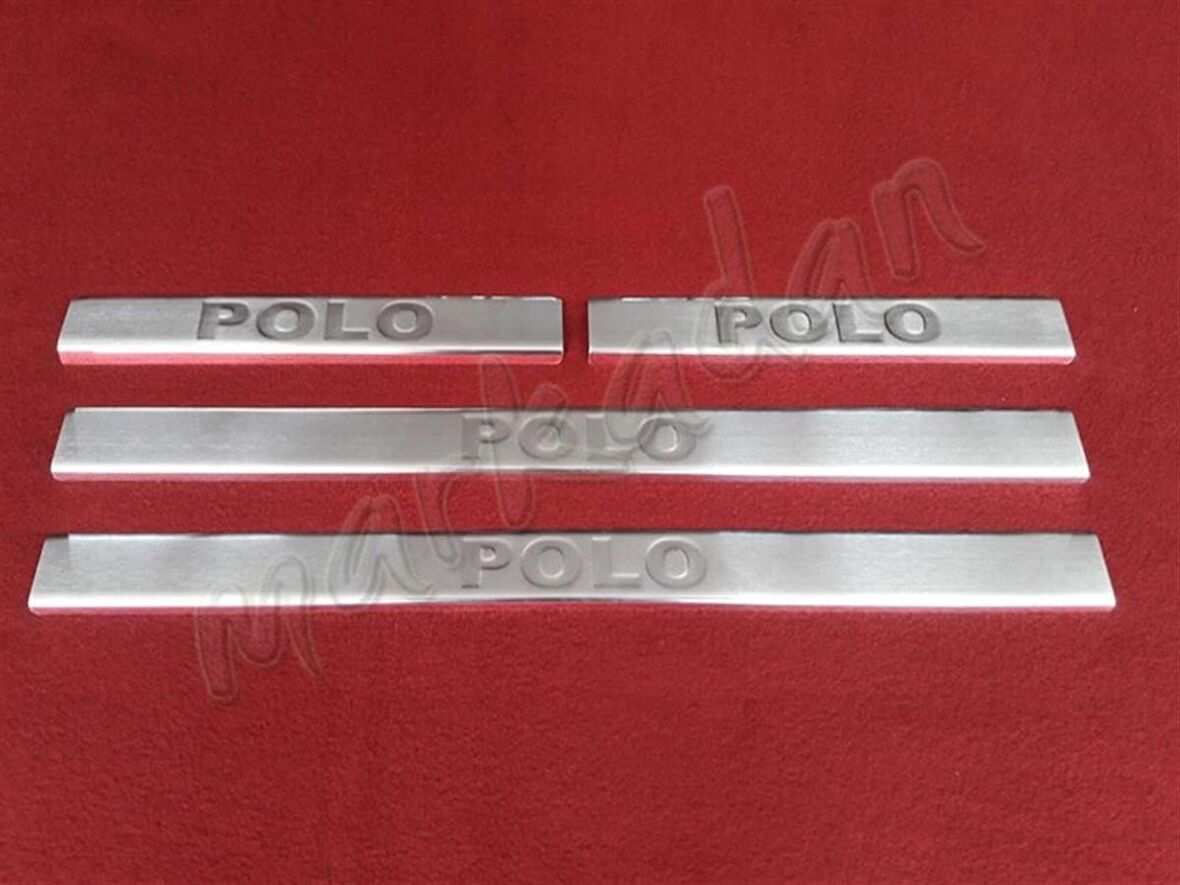 DB Chrome VW Polo Krom Kapı Eşiği 2001-2009 4 Parça P.Çelik