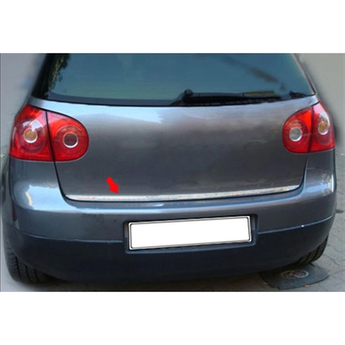 DB Chrome VW Golf 5 Krom Bagaj Alt Çıta 2004-2009 P.Çelik