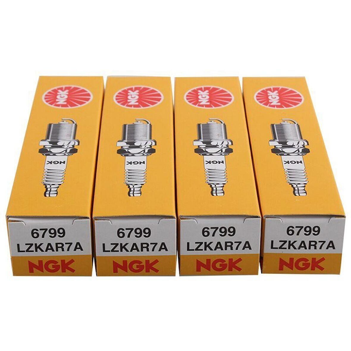 NGK Renault Clio 2 1.2 16V 4'lü Buji Takımı LZKAR7A