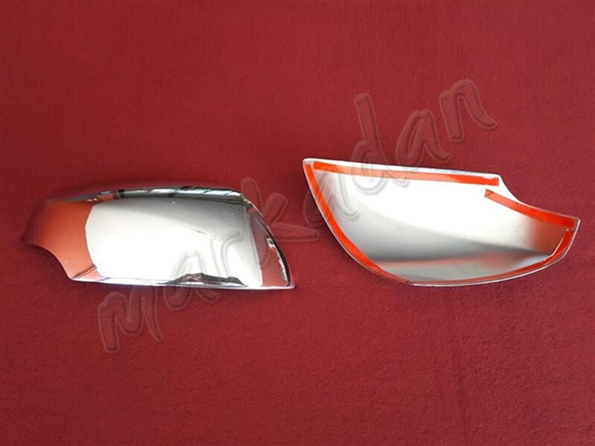 DB Chrome Renault Megane 3 Krom Ayna Kapağı 2010-2016 2 Parça P.Çelik