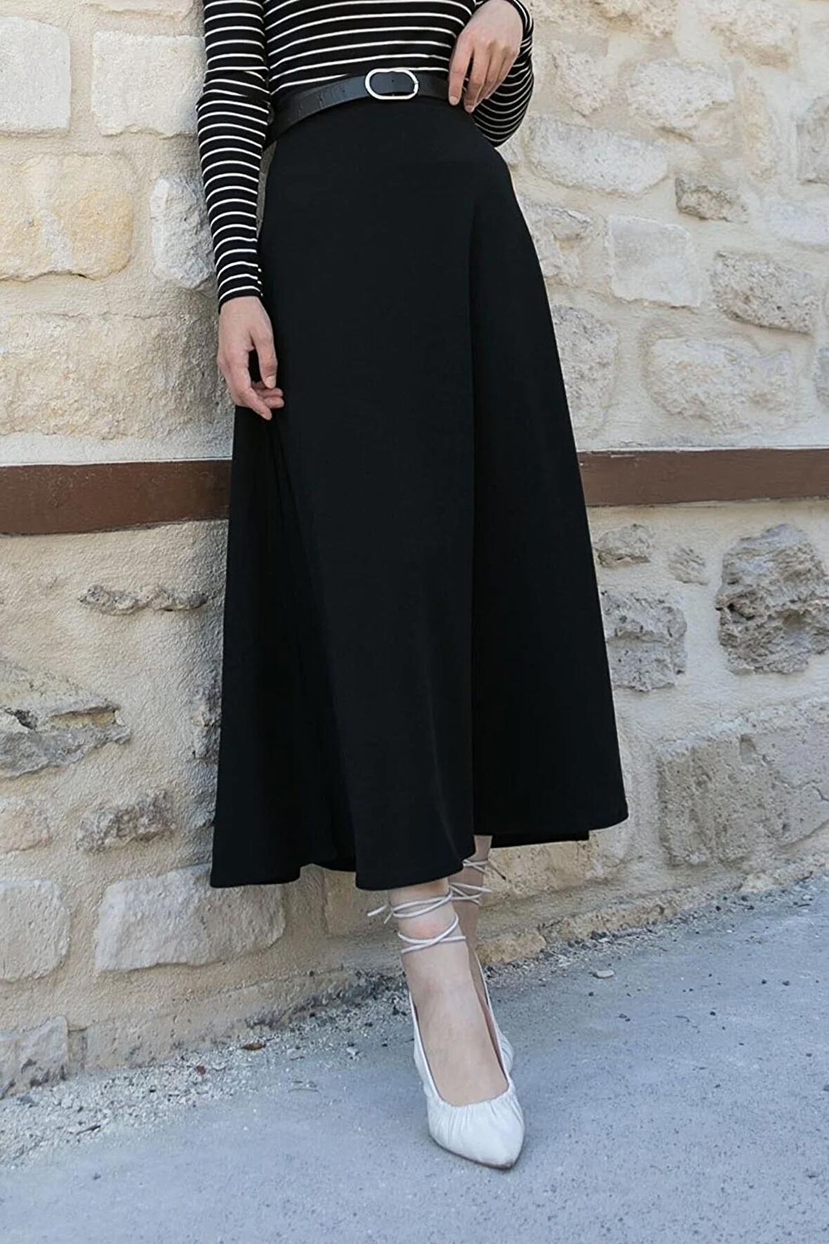 Kloş Etek Siyah