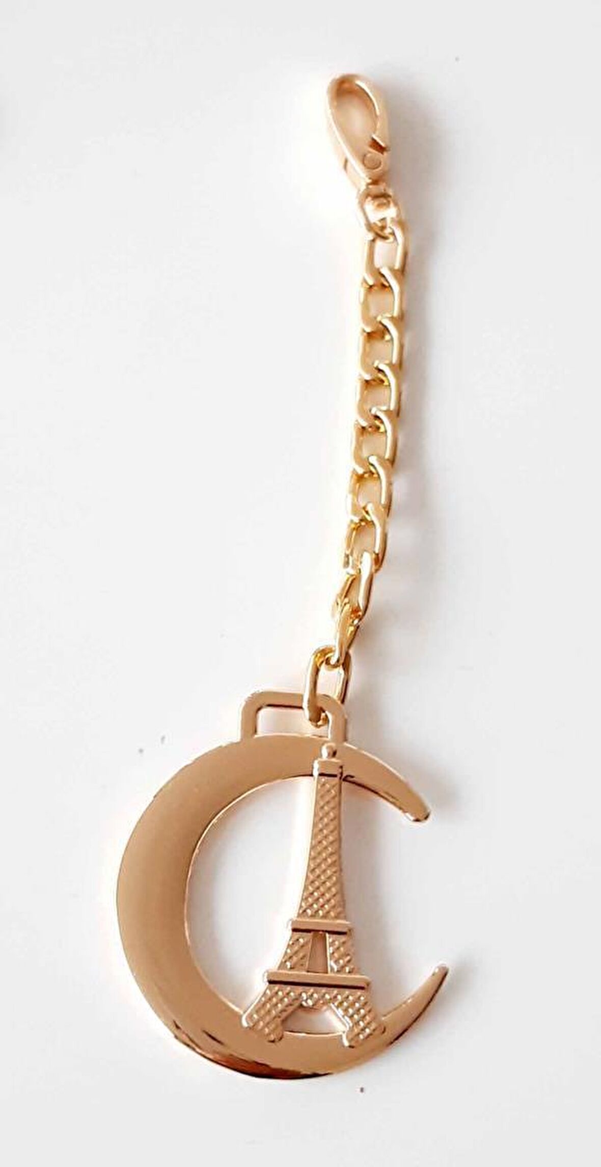 Light Gold Sarkaç Süs Eyfel Kule Desen