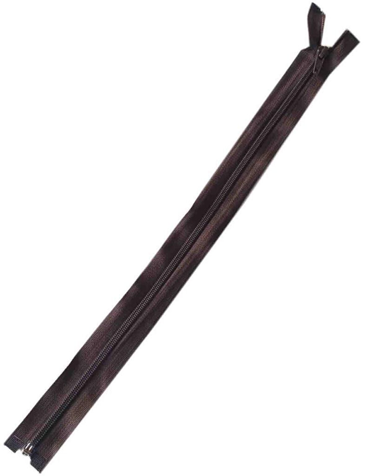Koyu Kahve 40 Cm Plastik Diş Fermuar FD3