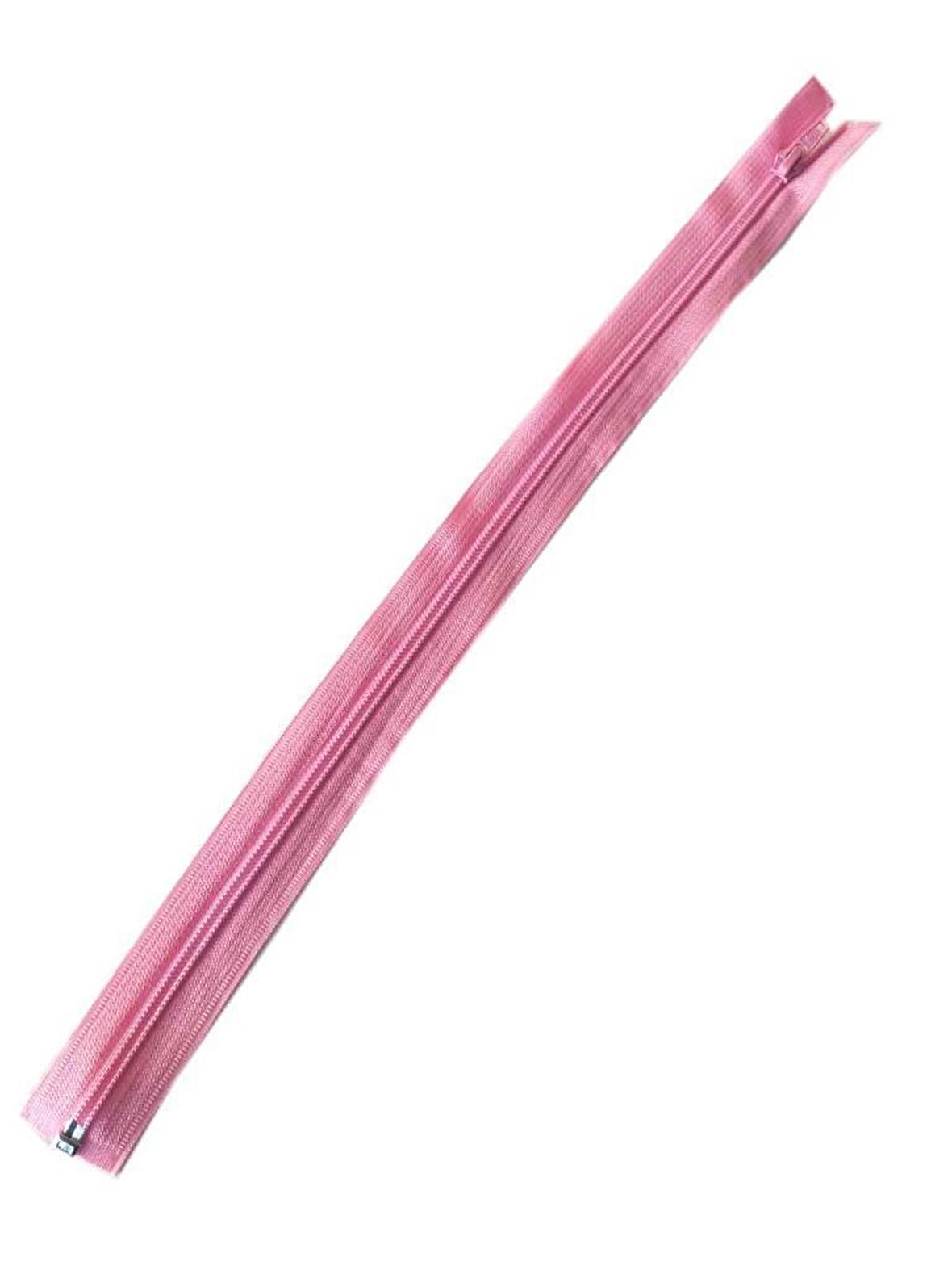 Pembe Renk 40 Cm Plastik Diş Fermuar FD21