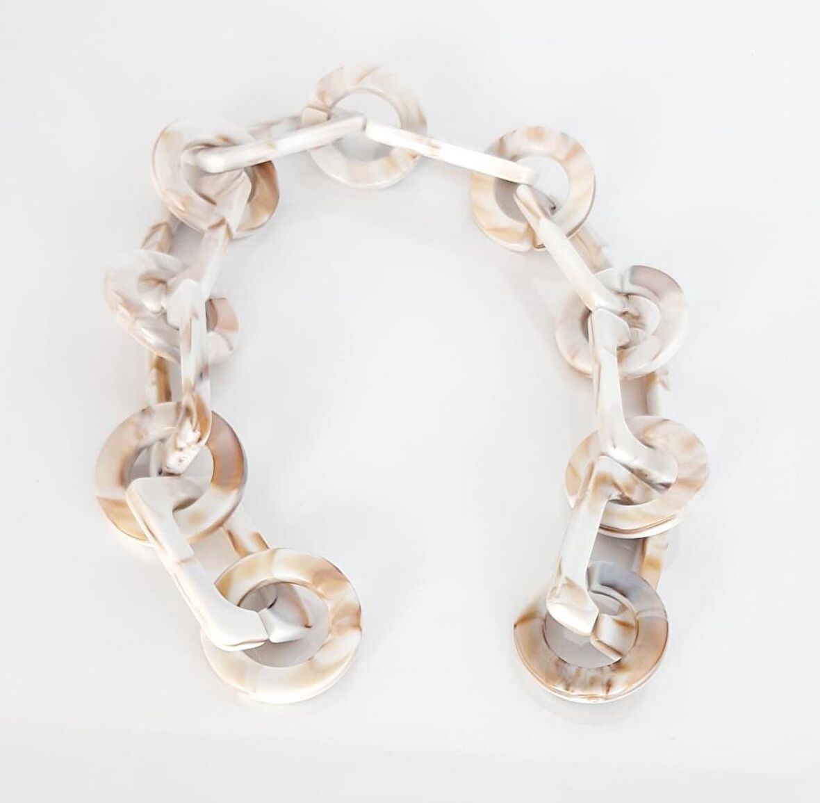 40 Cm Akrilik Zincir Taba Tonlu