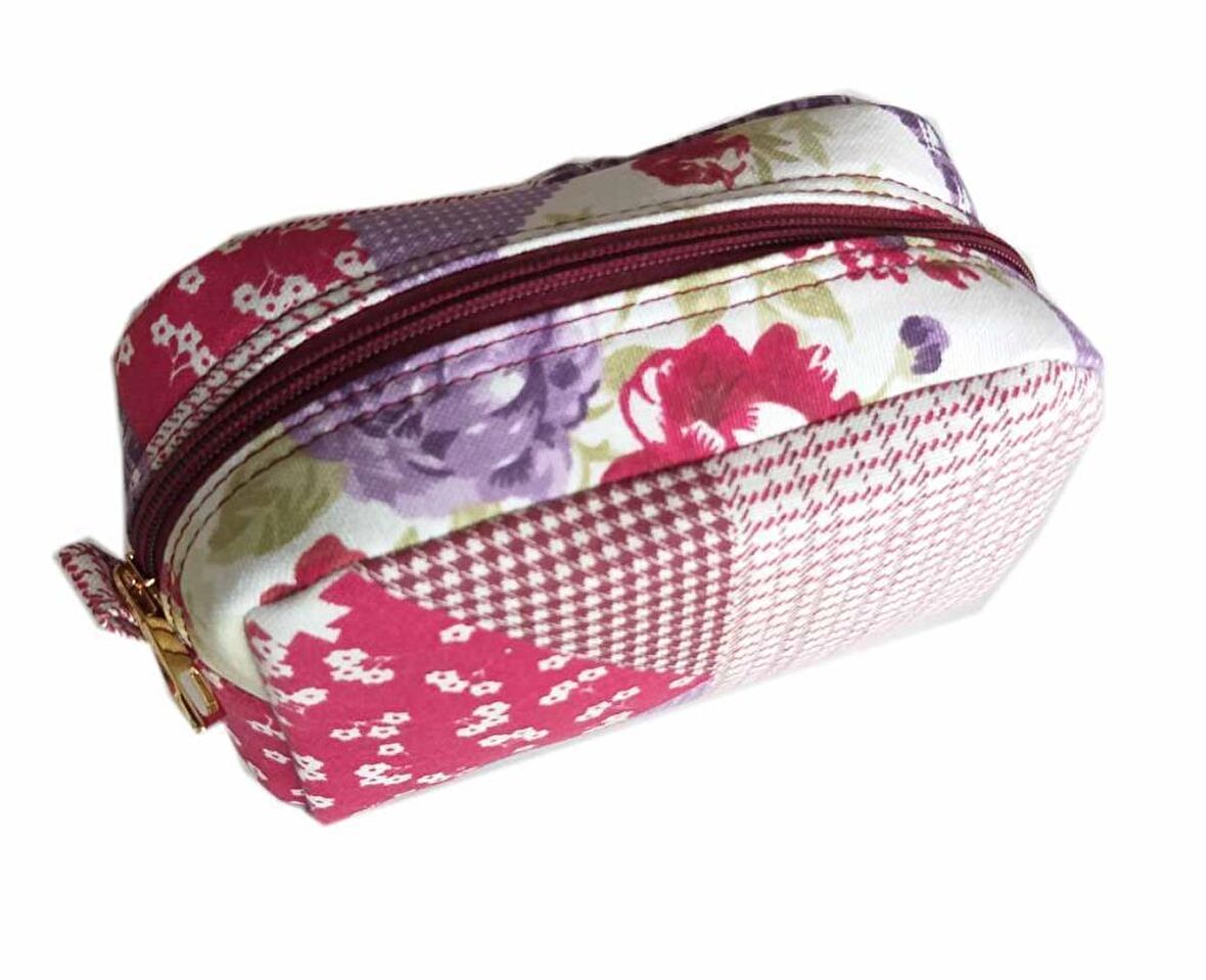 Küçük Jumbo Boy Desenli El İşi Hobi Çantası Organizer No14