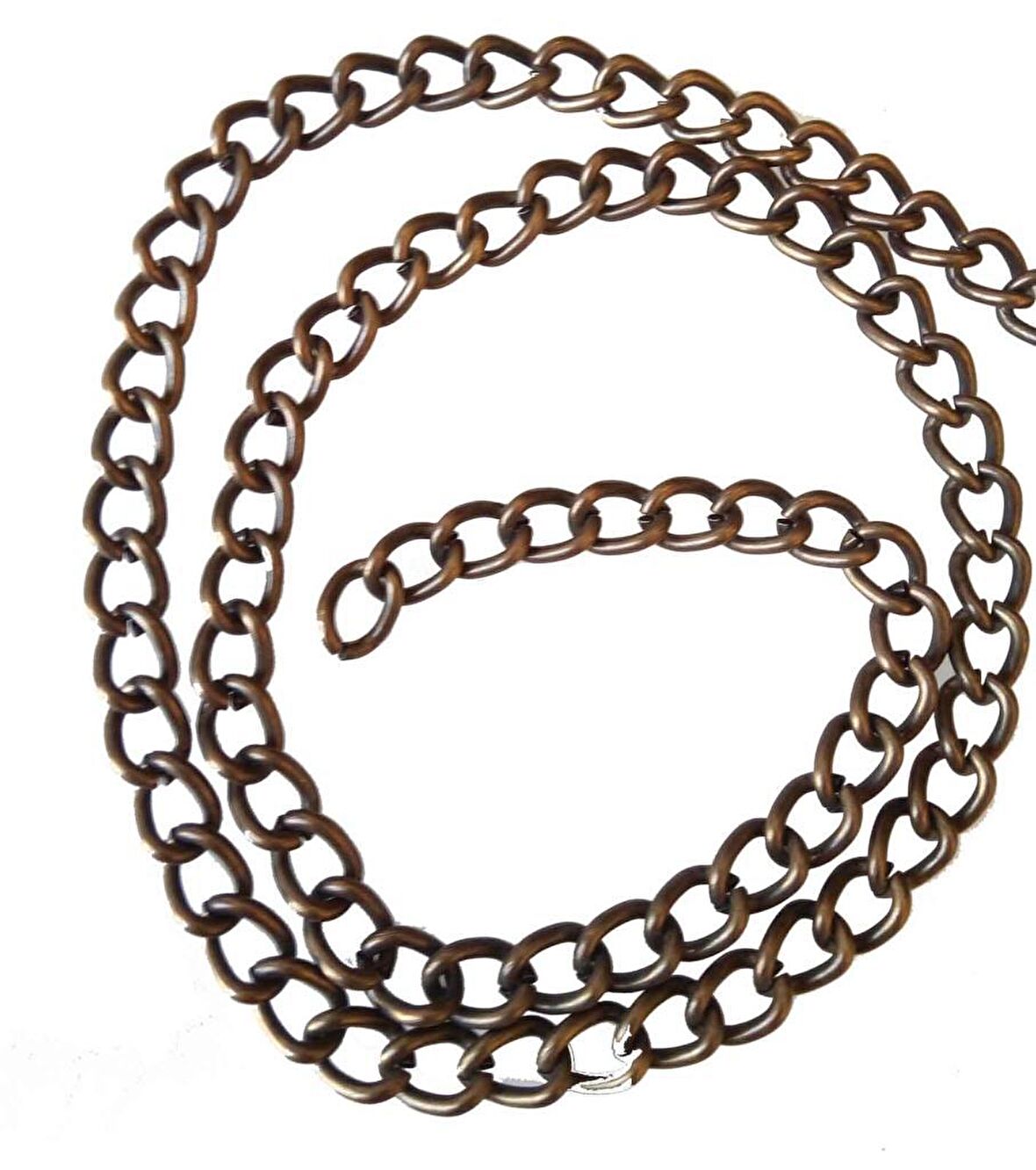 Antik Renk Geniş Çanta Zinciri