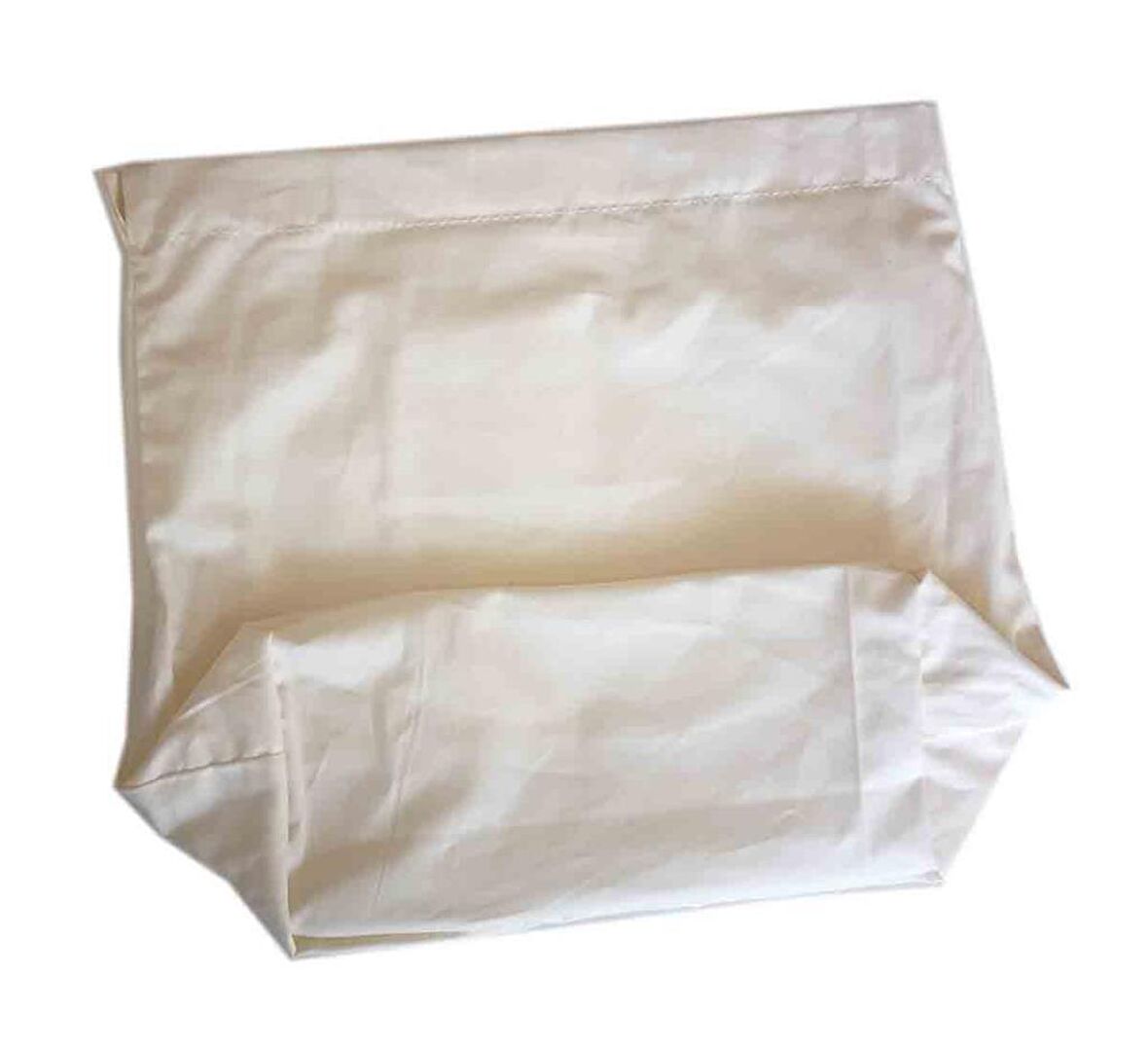 Örgü Çantaya Hazır Astar Tabanlı 22x12cm Krem