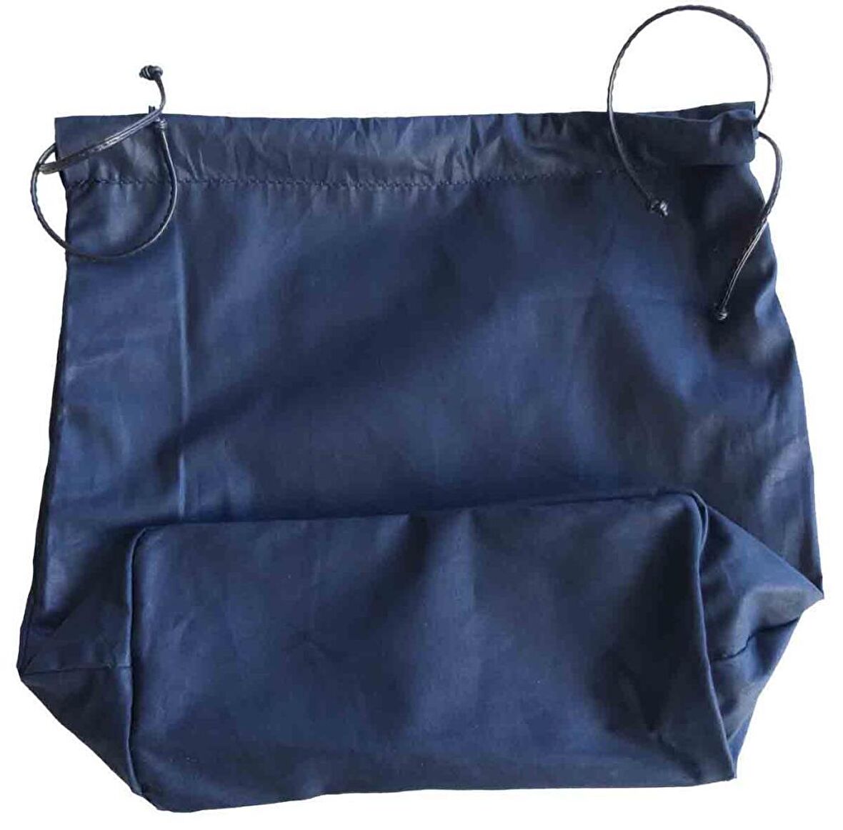 Örgü Çantaya Hazır Astar Tabanlı Büzgülü 22x12cm Lacivert