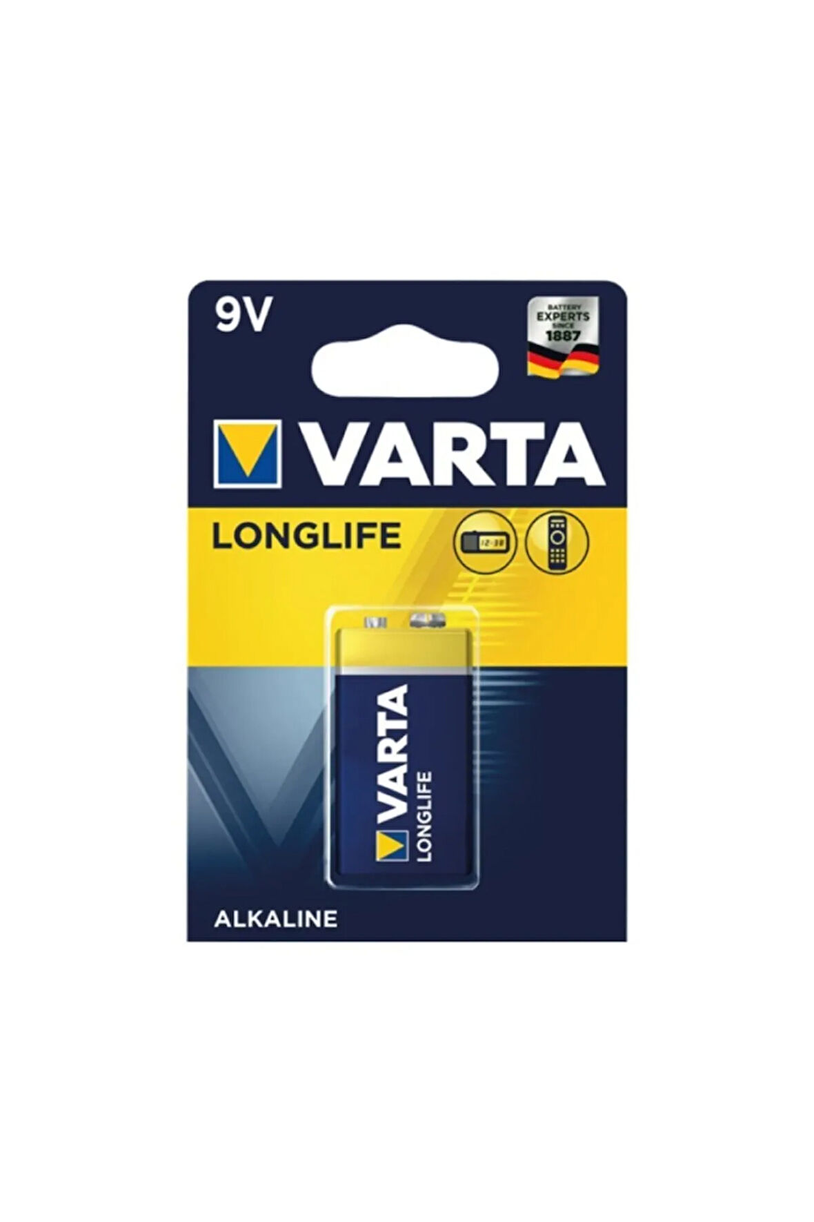 20 Adet 9v Longlife Alkaline Pil Toptan Satış