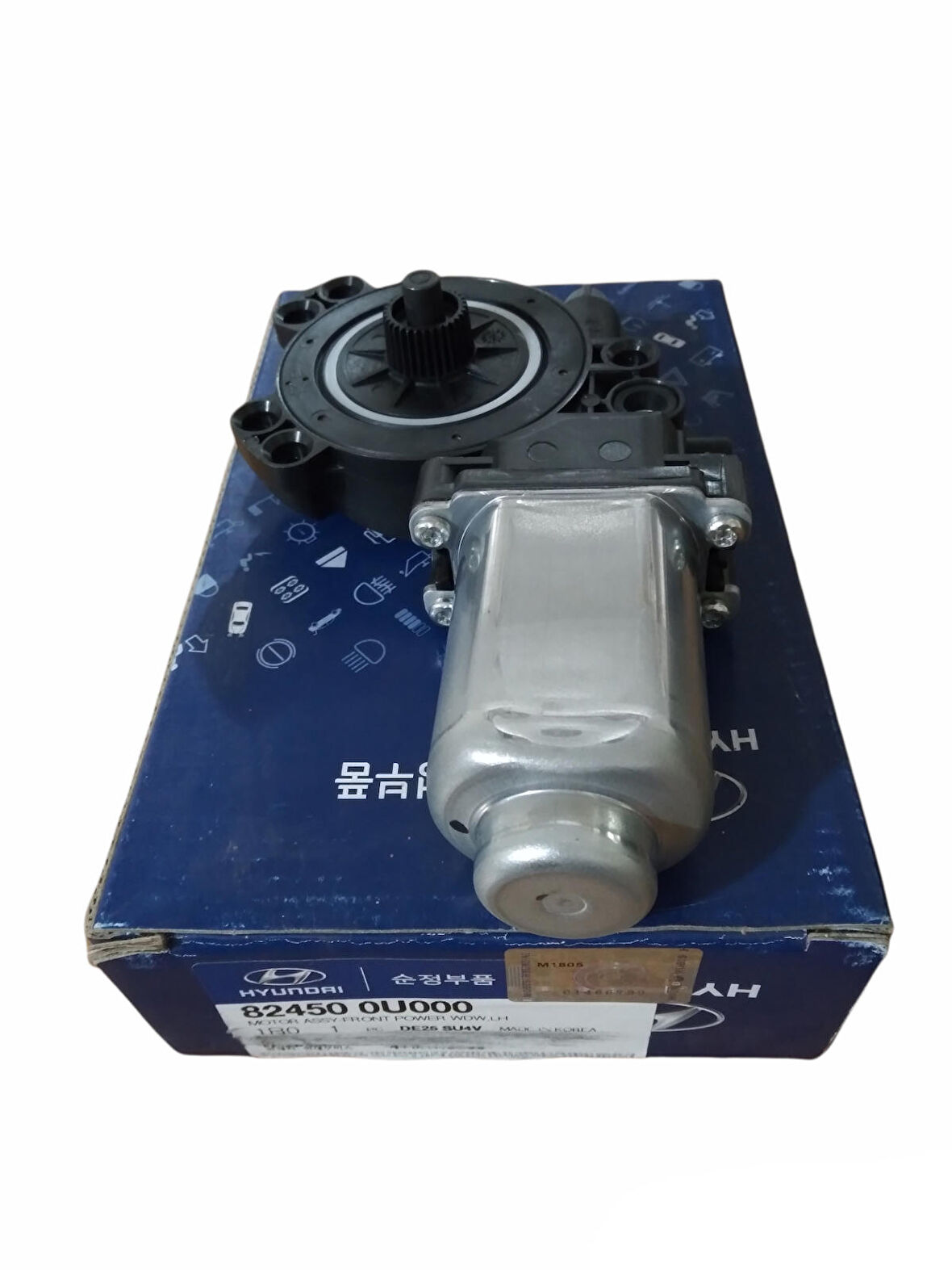ORİJİNAL CAM MOTORU ÖN SOL HYUNDAI ACCENT BLUE 82450-0U000