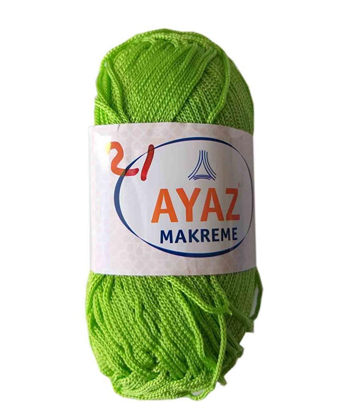 100 Gram Polyester Makrome No:21 Fosforlu Yeşil