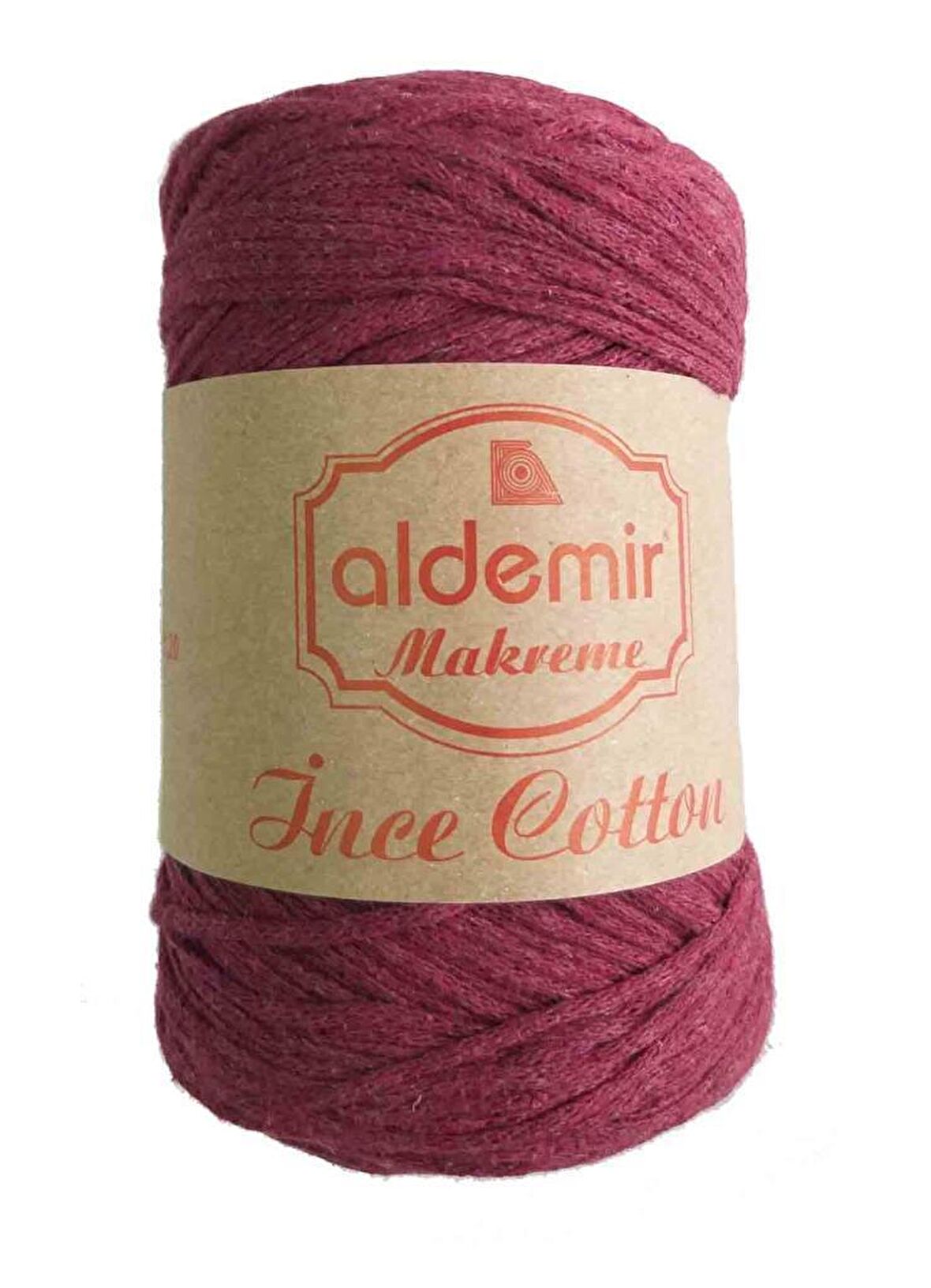 Aldemir İnce Pamuk Makrome Bordo No:13