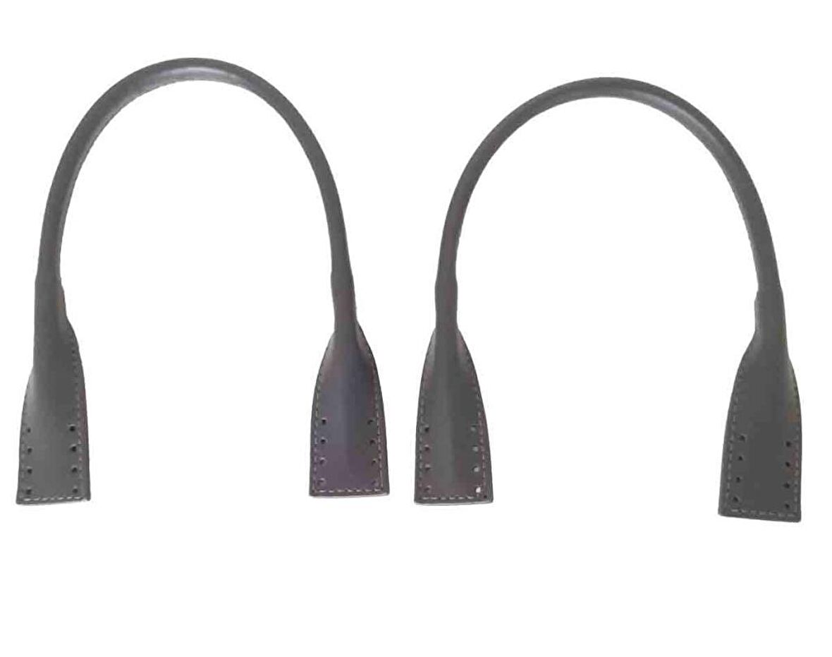 Suni Deri Pelikan Model Kısa Çanta Sapı Gri