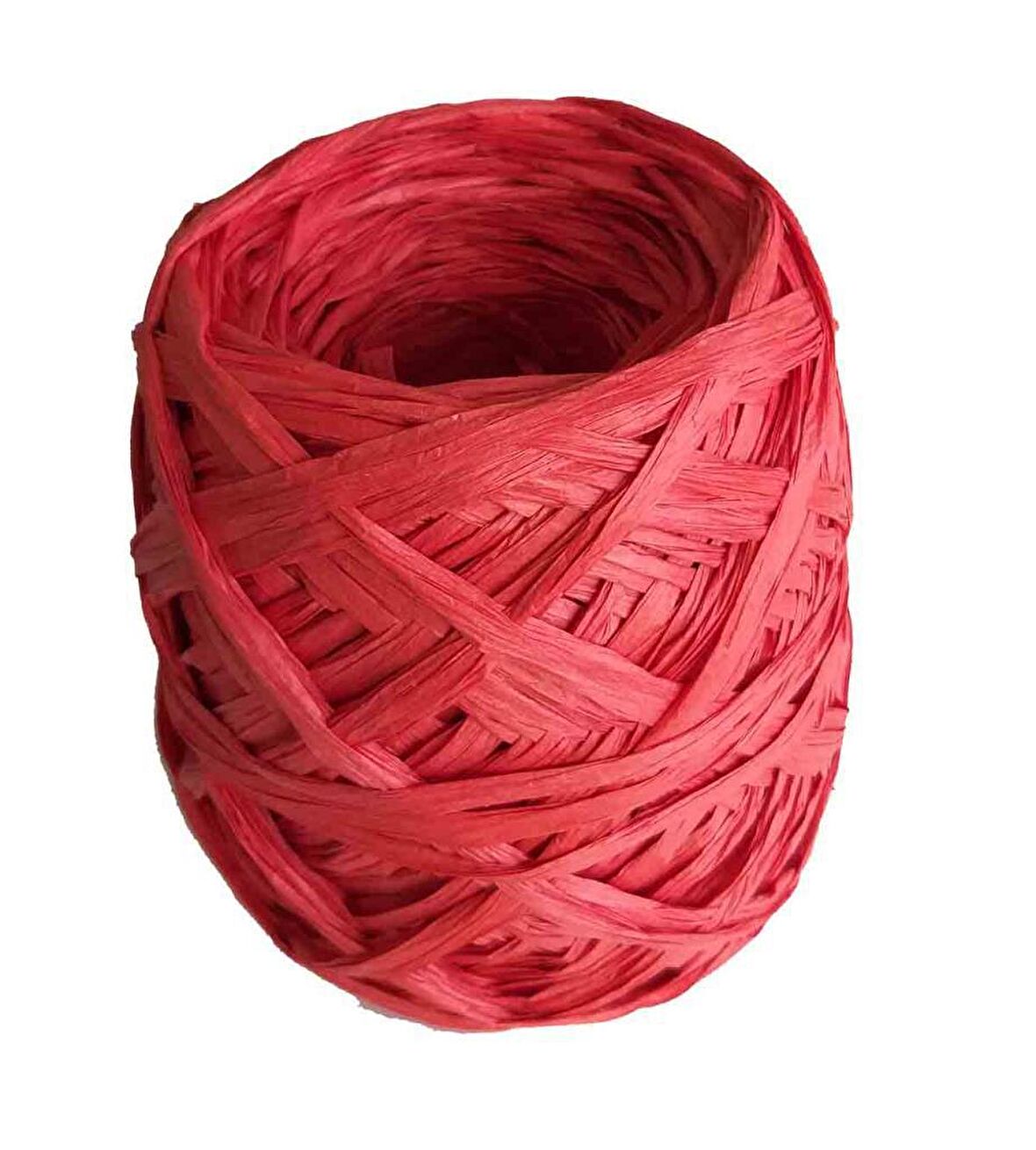 Sarılmış Rafya Kırmızı Renk 100 Gr