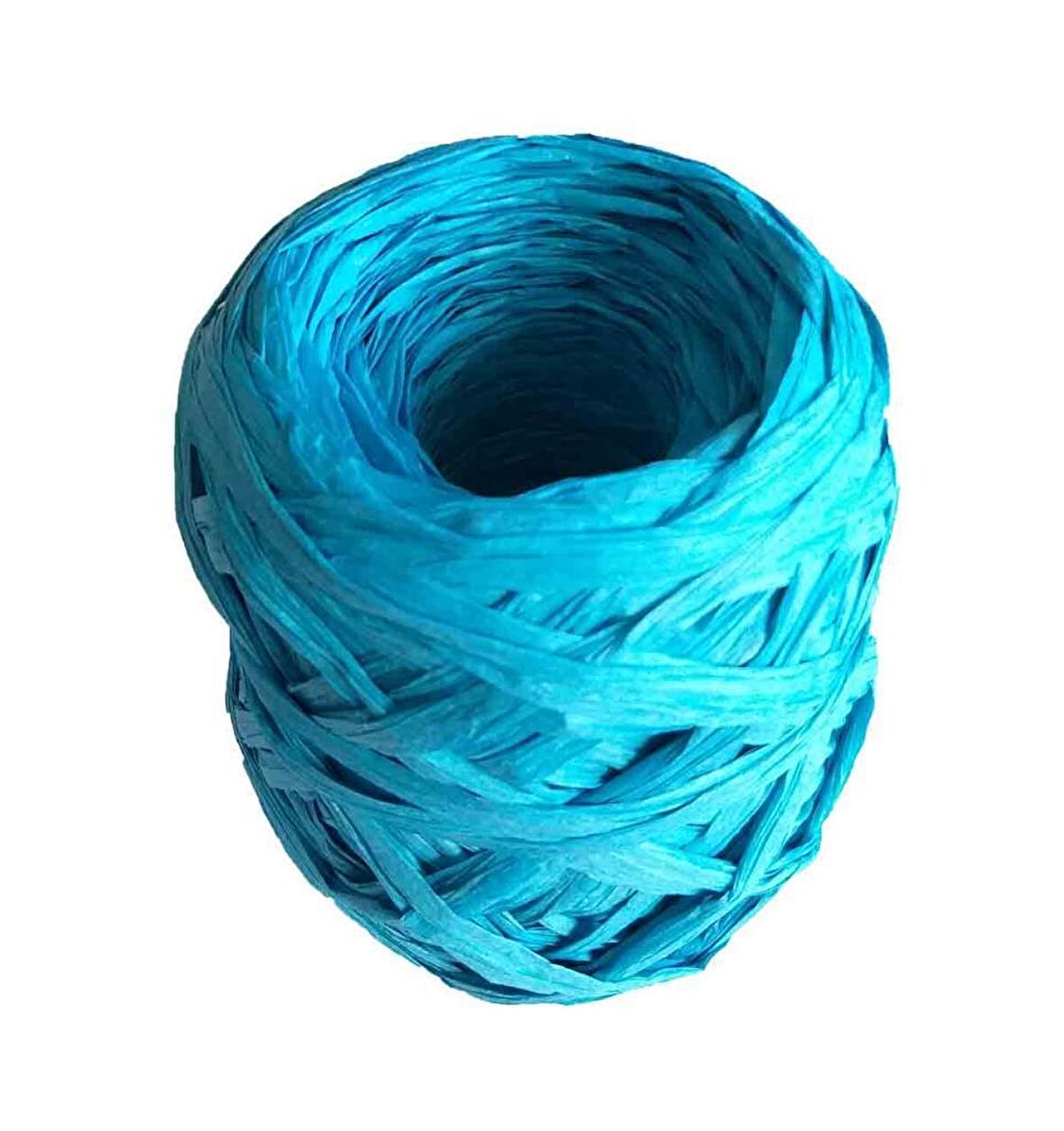 Sarılmış Rafya Turkuaz Renk 100 Gr