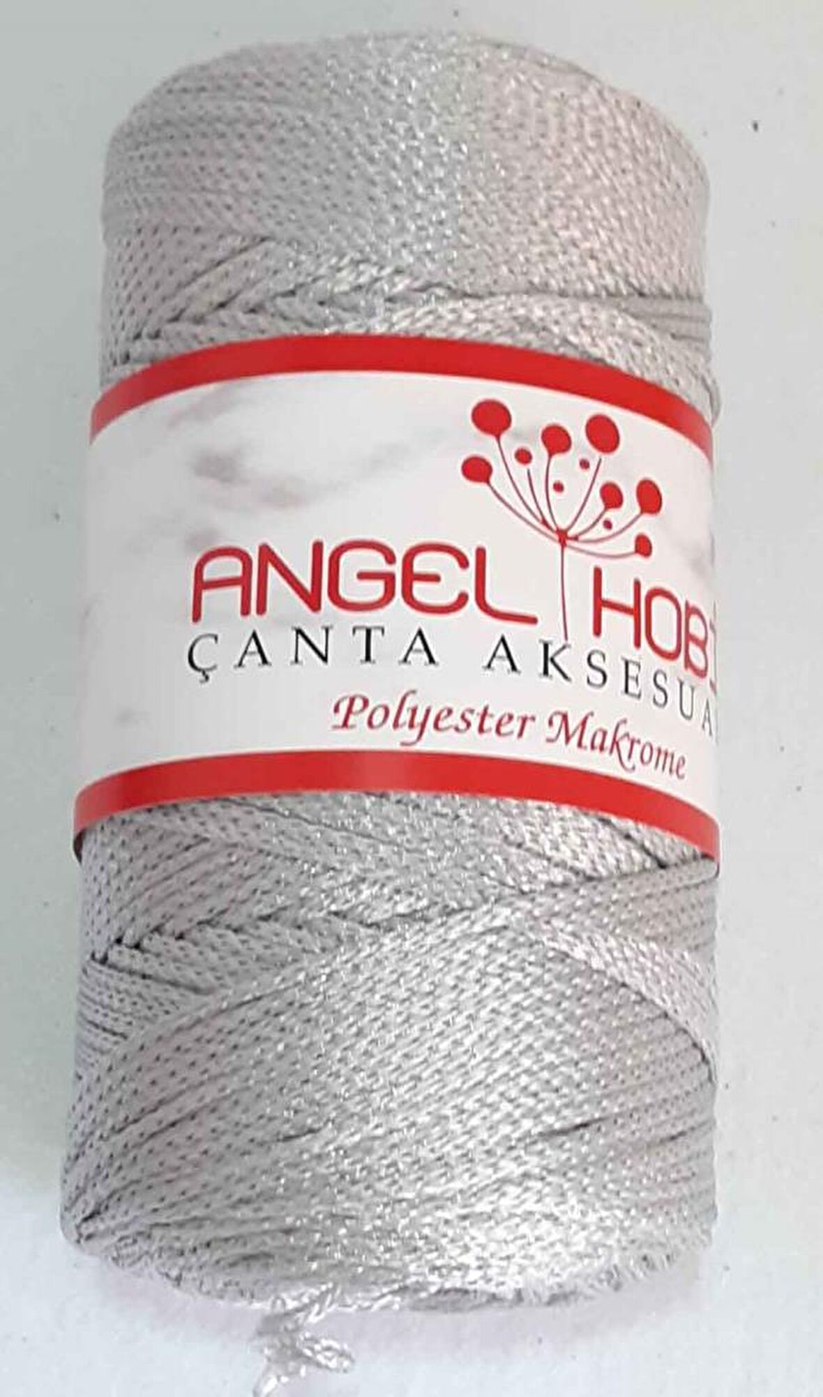 Angel Açık Gri Renk Polyester Makrome No:24