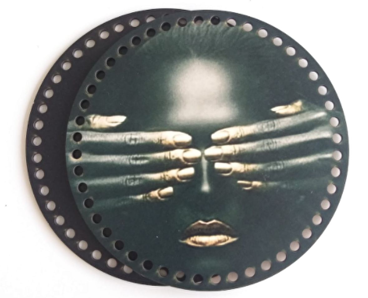 Ahşap 20 Cm Çapında Resimli Plaka Arkalıklı S Serisi No7