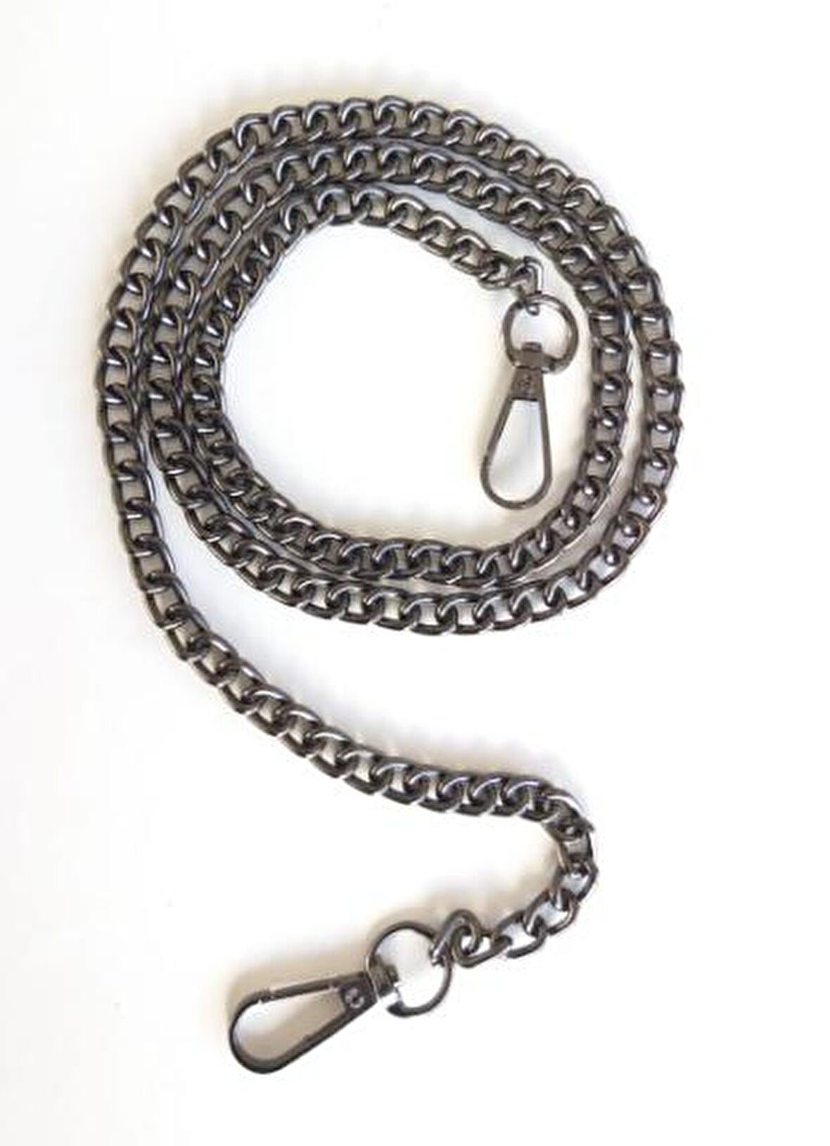 Füme Renk, 8 mm, Kancalı Çanta Zinciri