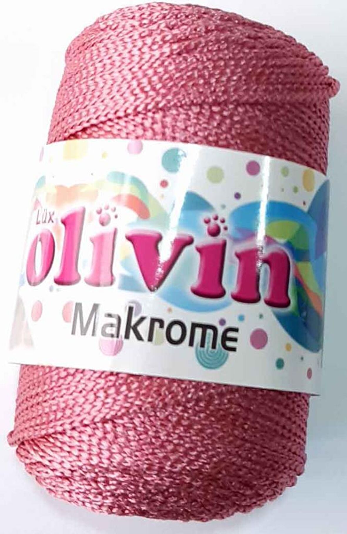 100 Gram Polyester Makrome Gül kurusu  Renk