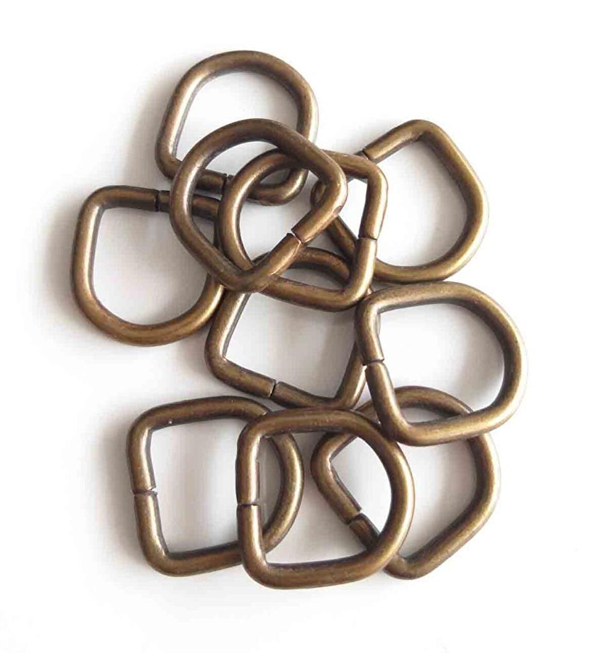 10lu Antik Renk 2 cm D Halka