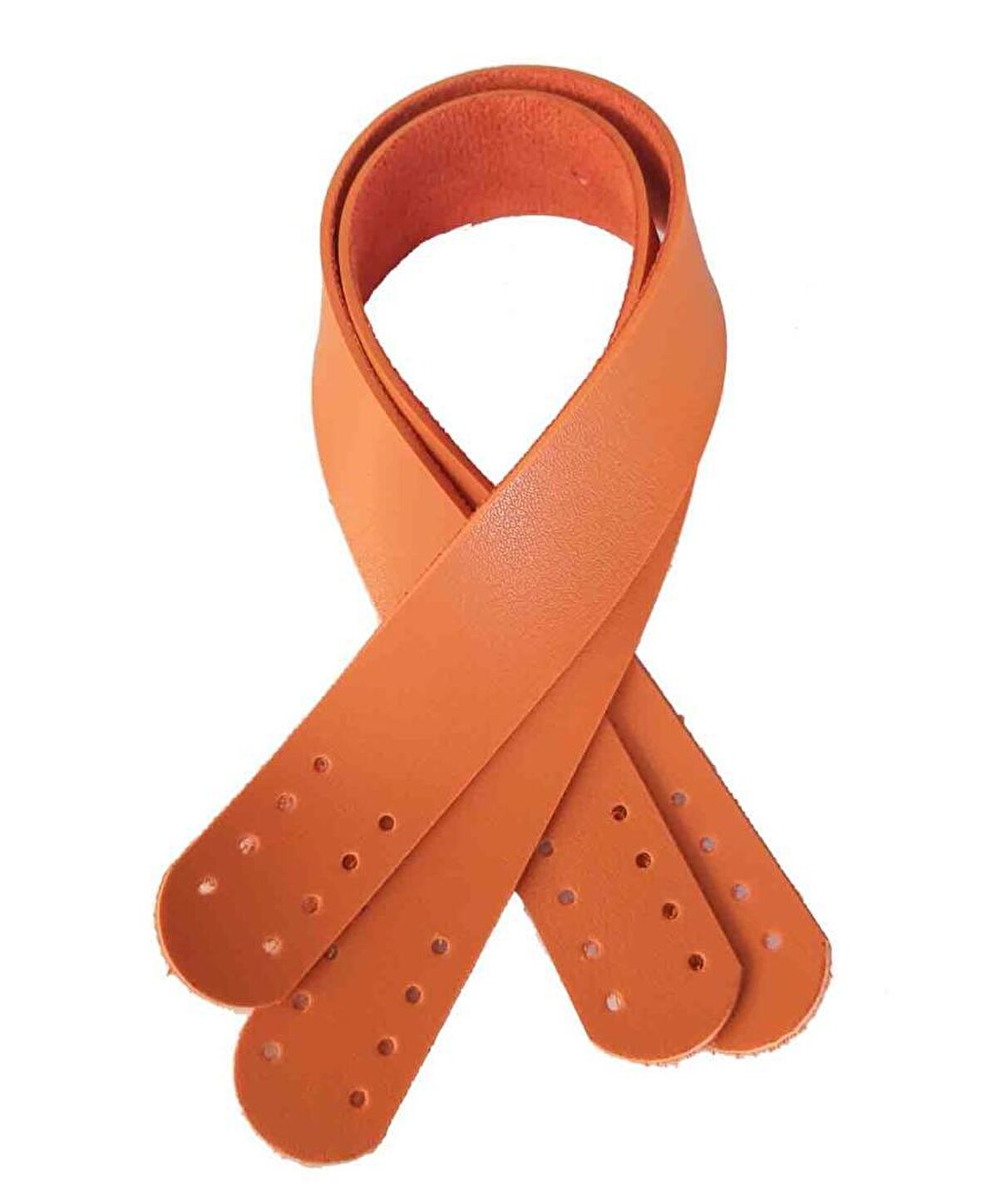 Suni Deri El Çanta Sapı 35 cm Turuncu