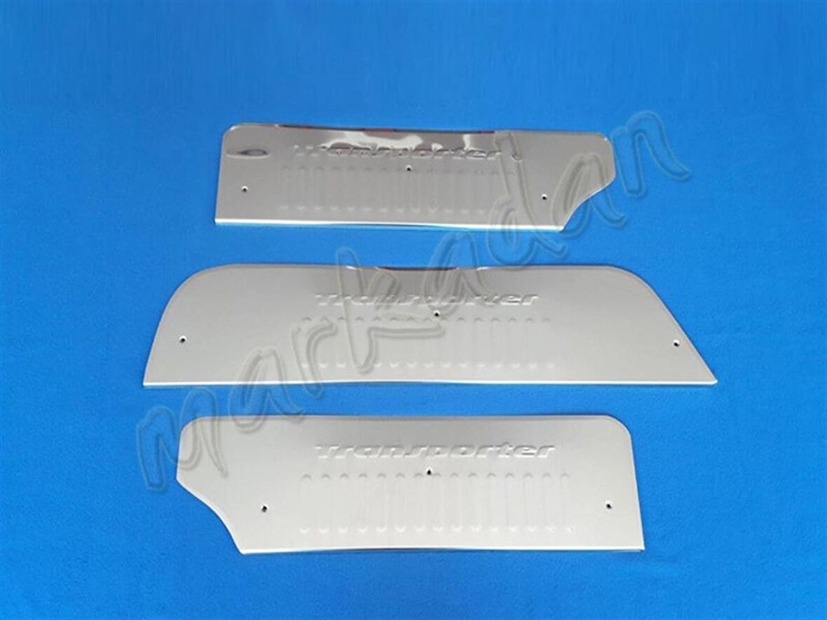 VW T4 Transporter Krom Kapı Eşiği 1995-2003 3 Parça Paslanmaz Çelik