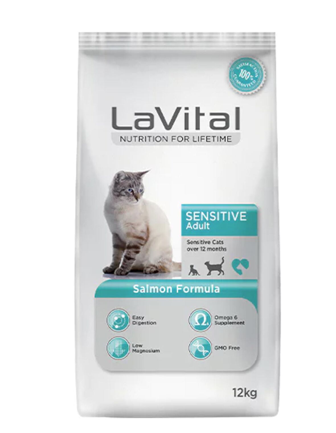 Lavital Somonlu Yetişkin Kuru Kedi Maması 12 Kg