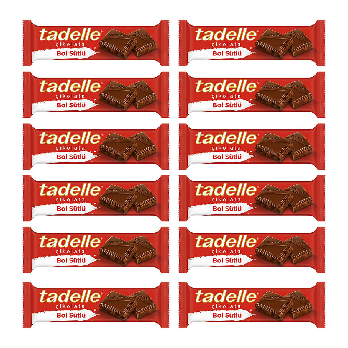 Tadelle Bol Sütlü Çikolata 30 gr x 12 Adet