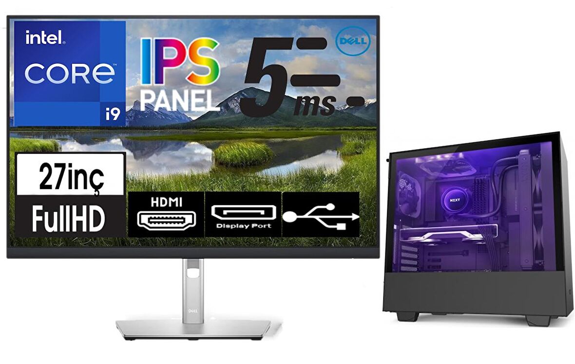 ZETTA AİRFLY X6 PRO İNTEL CORE İ9 14900K 64gb DDR5 RAM 1tb NVME M.2 SSD 16GB RTXA4000  Windows11Pro FULL HD 27" Pivot IPS Monitör MasaÜstü Bilgisayar ZET666501626