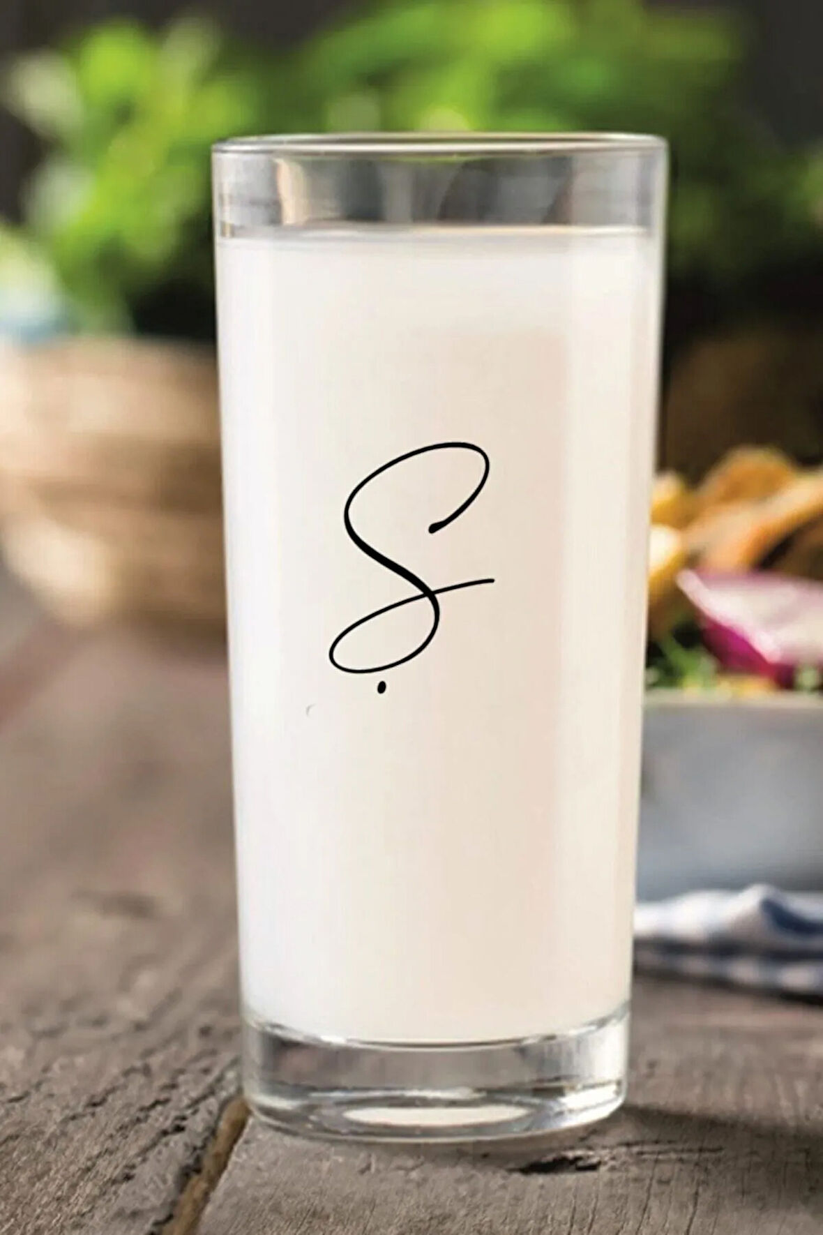 Ş Harfli Rakı Bardağı