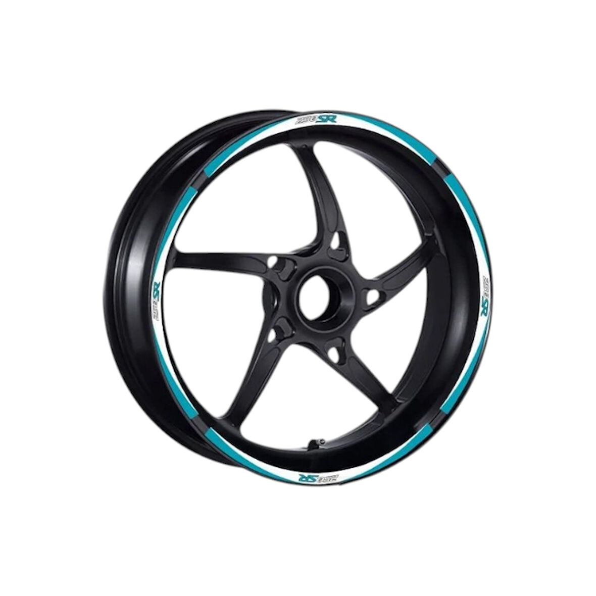 Gogo Jant Şeridi Turkuaz-Beyaz Cf Moto 250 Sr 2020-2024