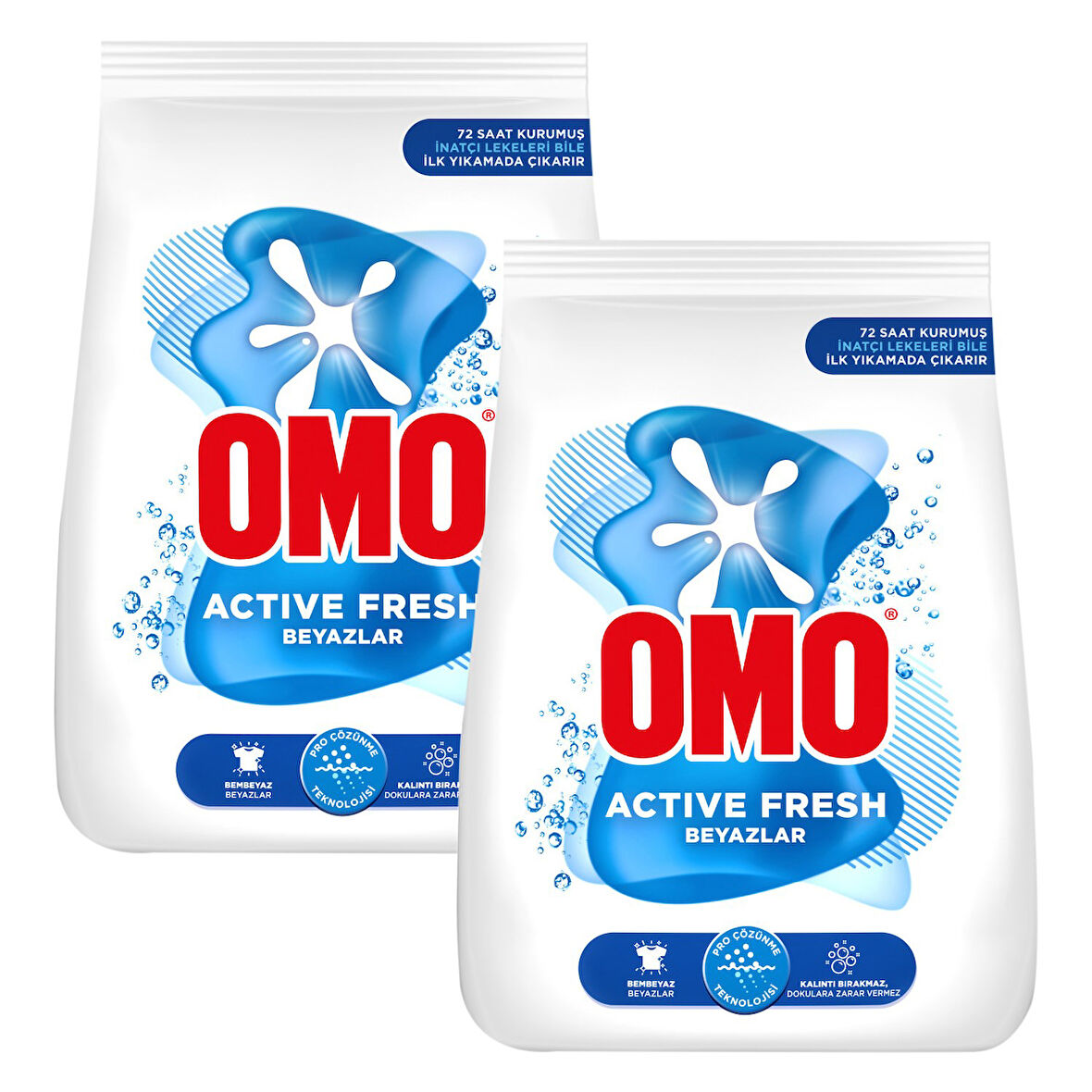 Omo Active Fresh Beyazlar 4 kg x 2 Adet