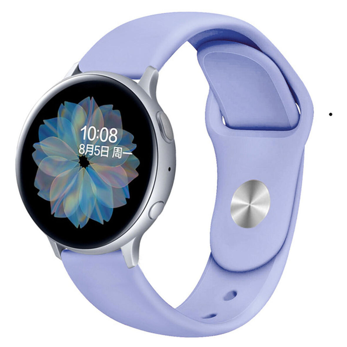 Megafox Samsung Galaxy Watch Active 2 40-44mm Uyumlu Silikon Kordon A+Kalite Yumuşak Yüzey Bileklik